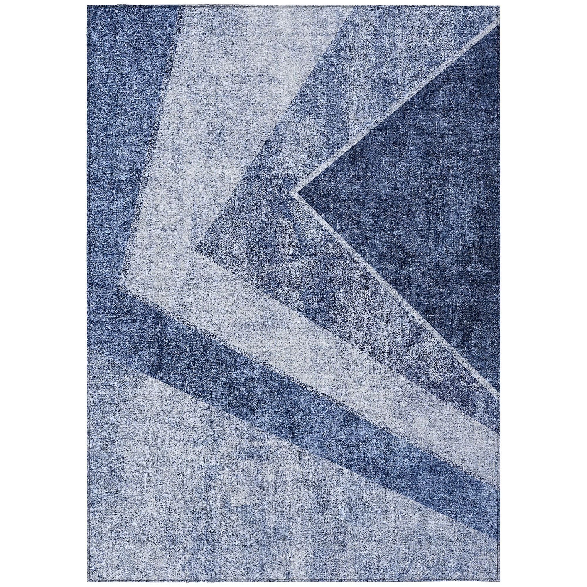 Machine Made ACN671 Blue  Rugs #color_blue 