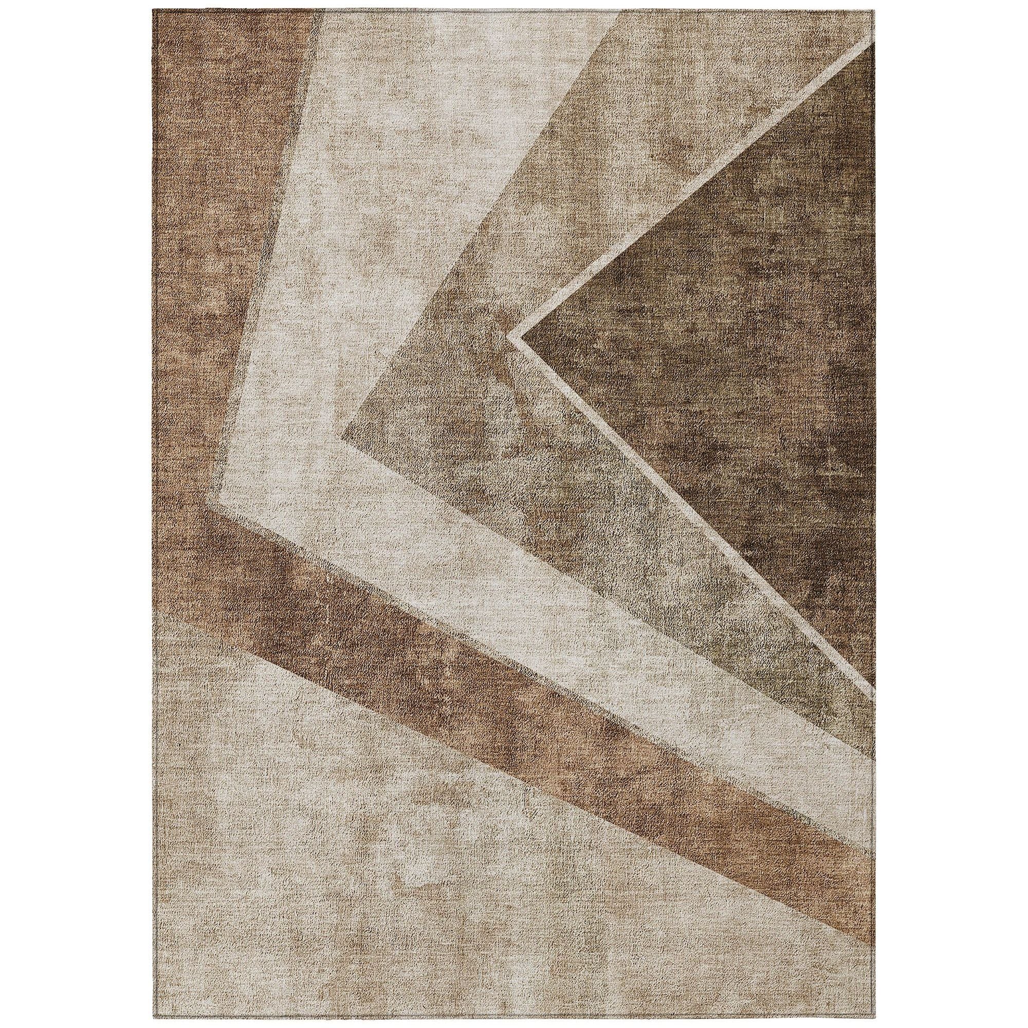 Machine Made ACN671 Brown  Rugs #color_brown 