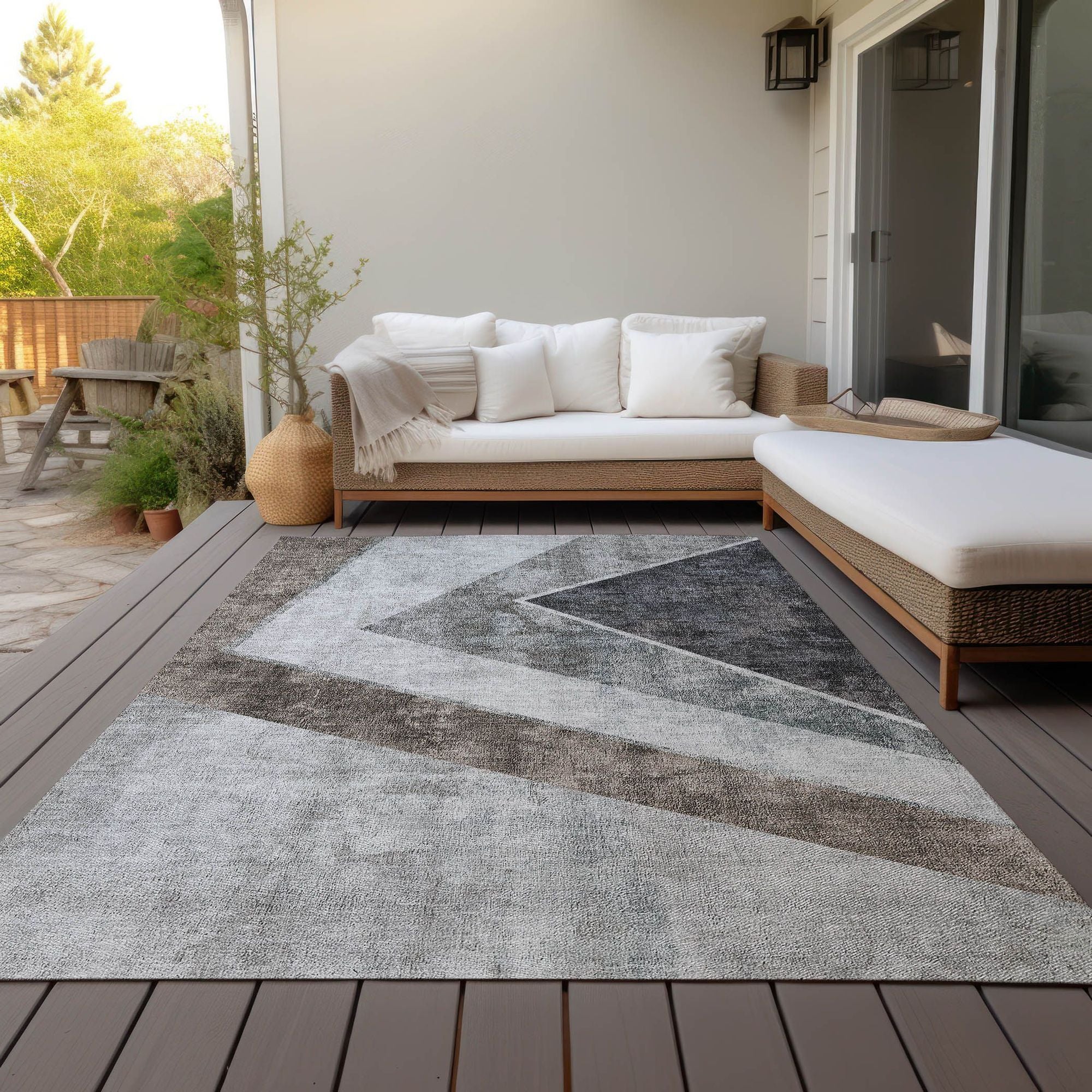 Machine Made ACN671 Gray  Rugs #color_gray 