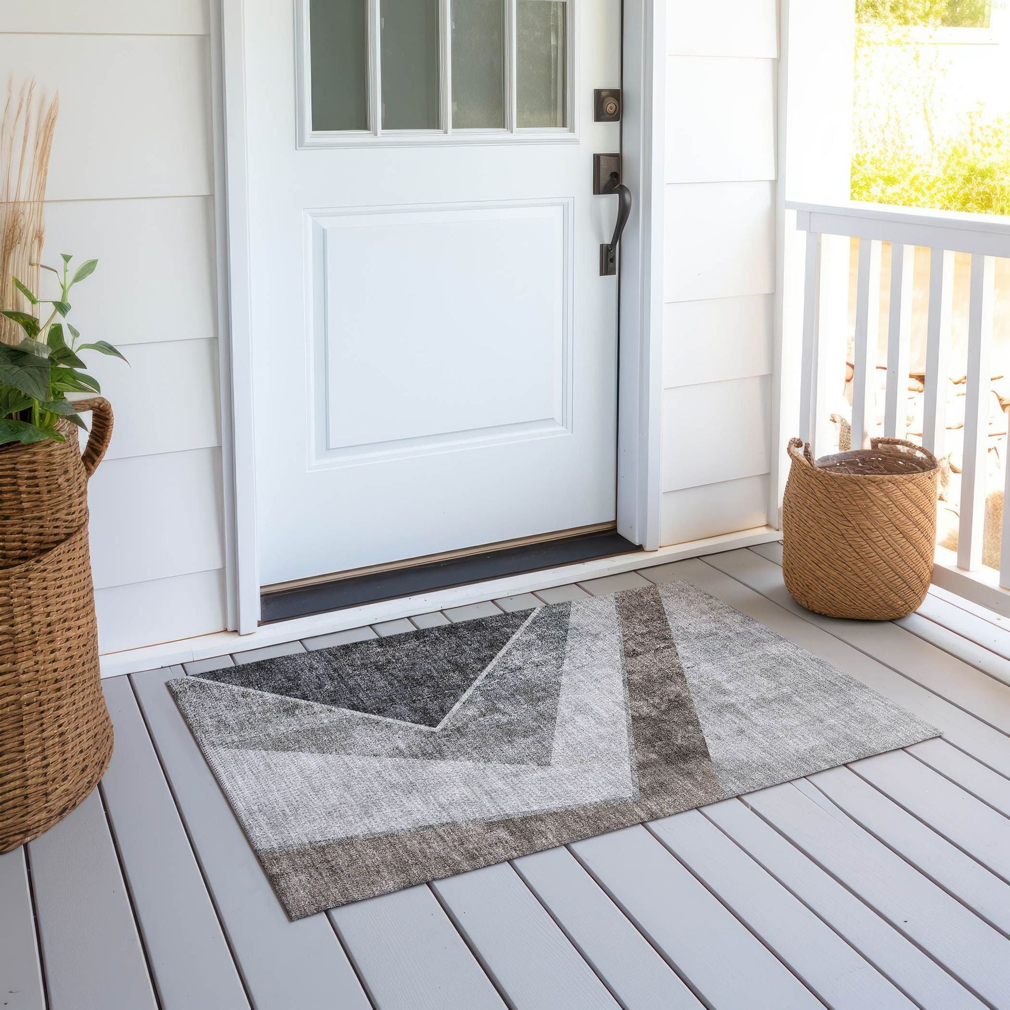 Machine Made ACN671 Gray  Rugs #color_gray 