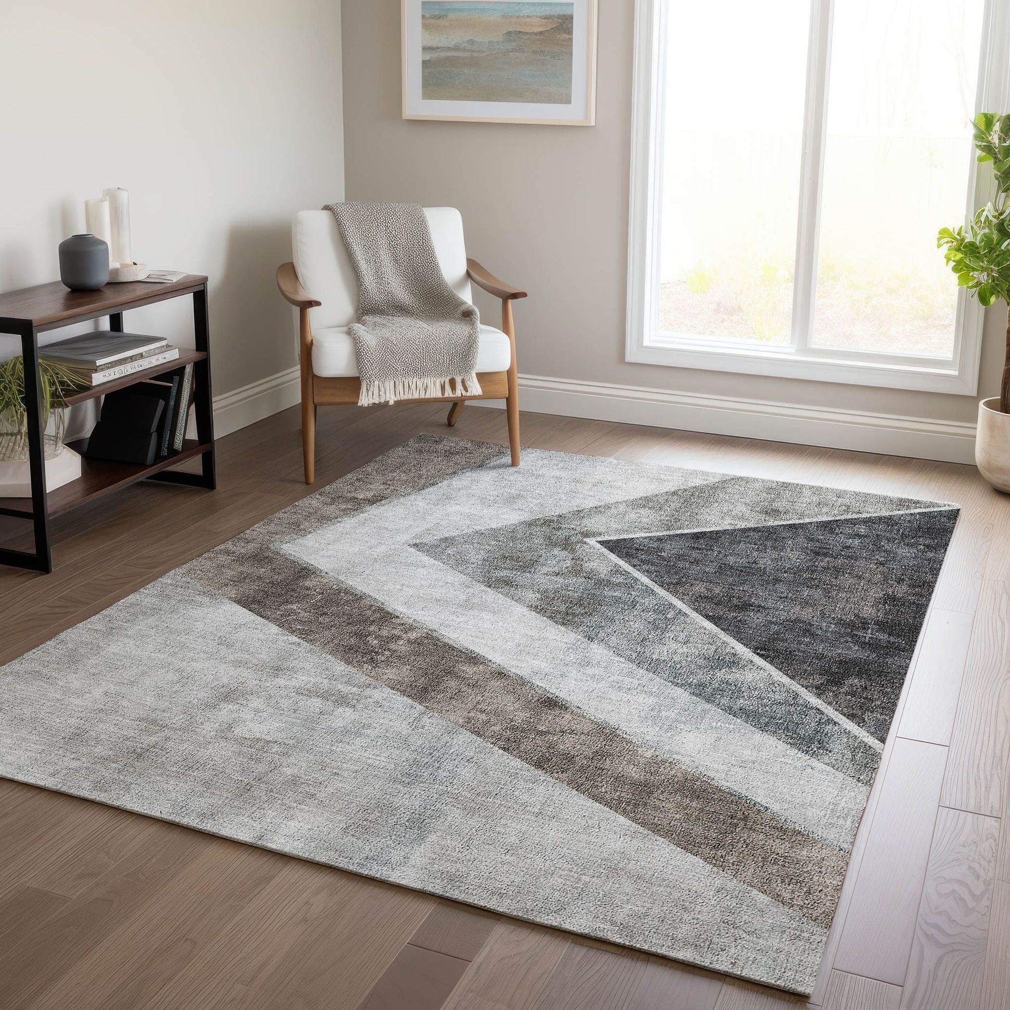 Machine Made ACN671 Gray  Rugs #color_gray 