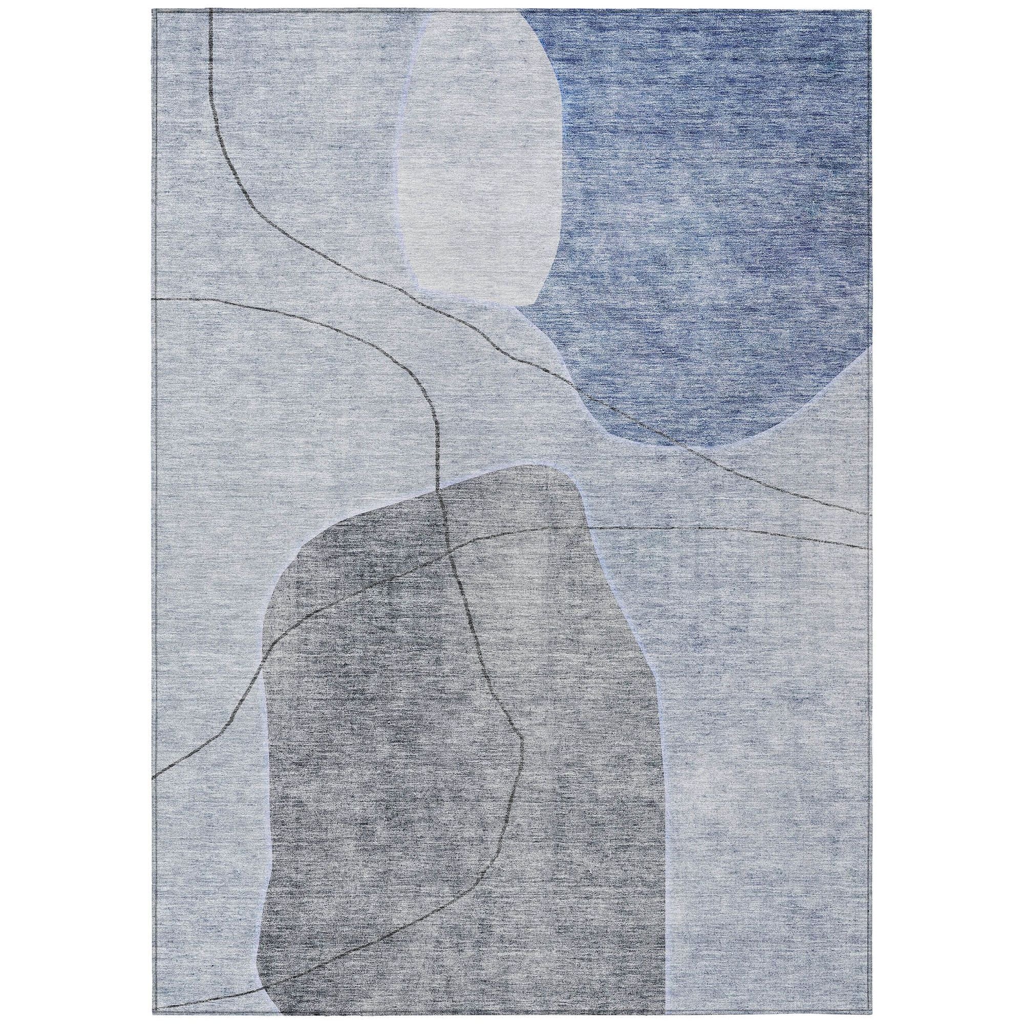 Machine Made ACN672 Blue  Rugs #color_blue 