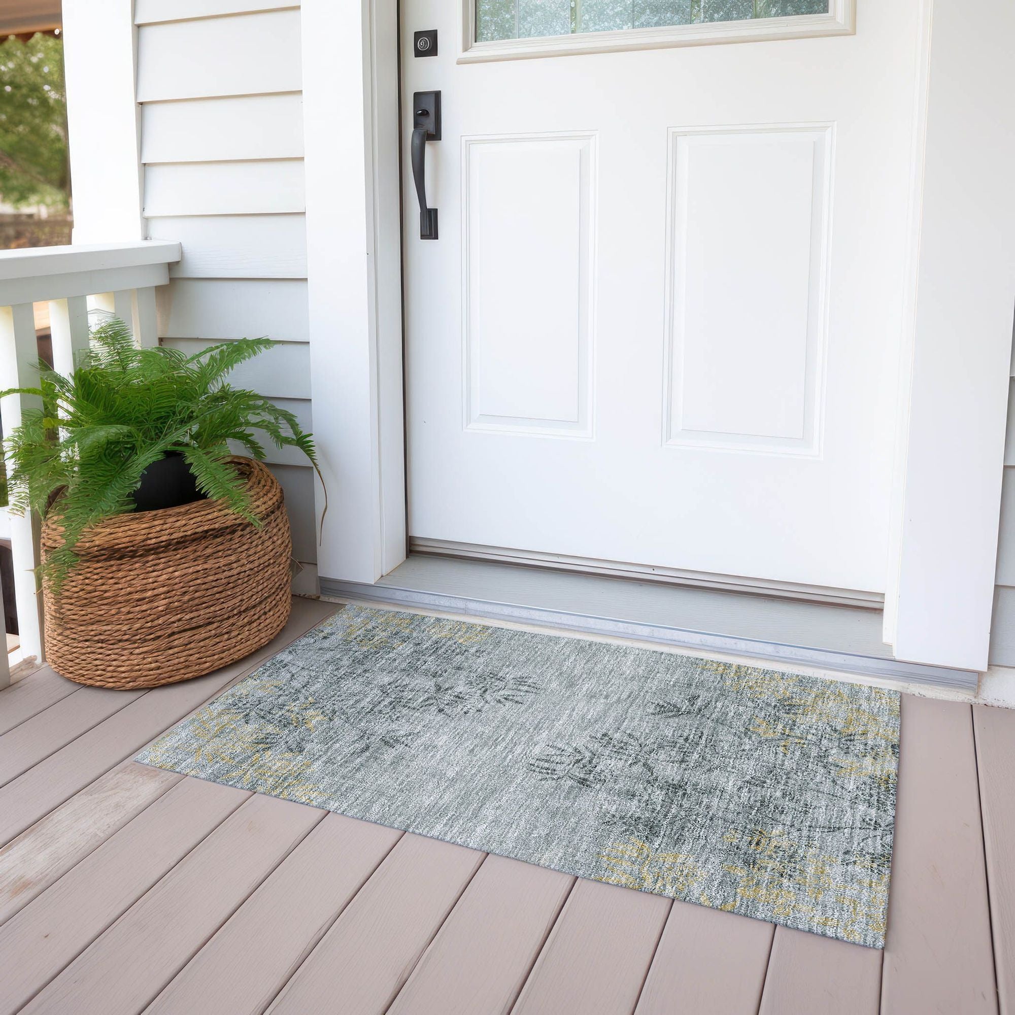 Machine Made ACN673 Gray  Rugs #color_gray 