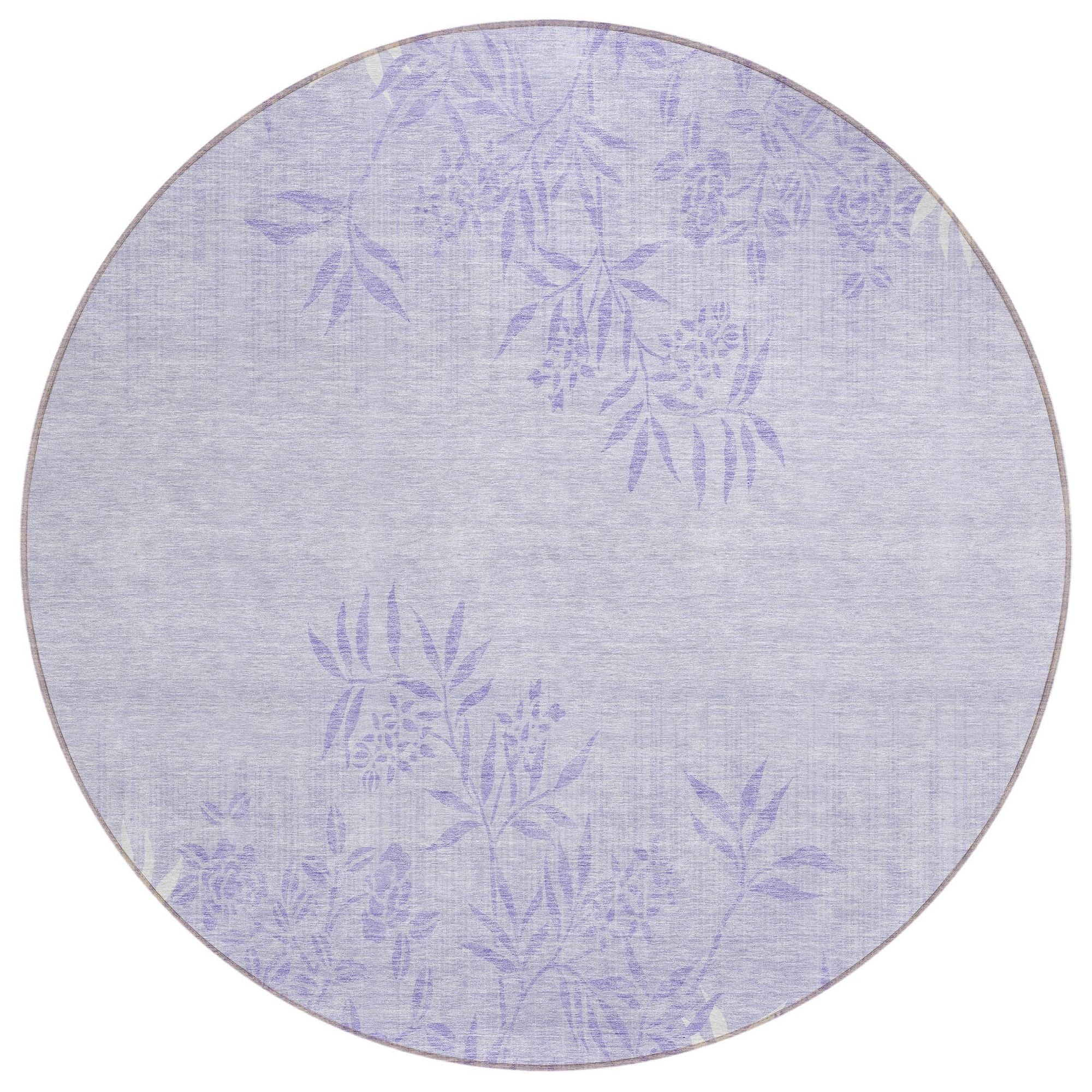 Machine Made ACN673 Lilac Purple Rugs #color_lilac purple