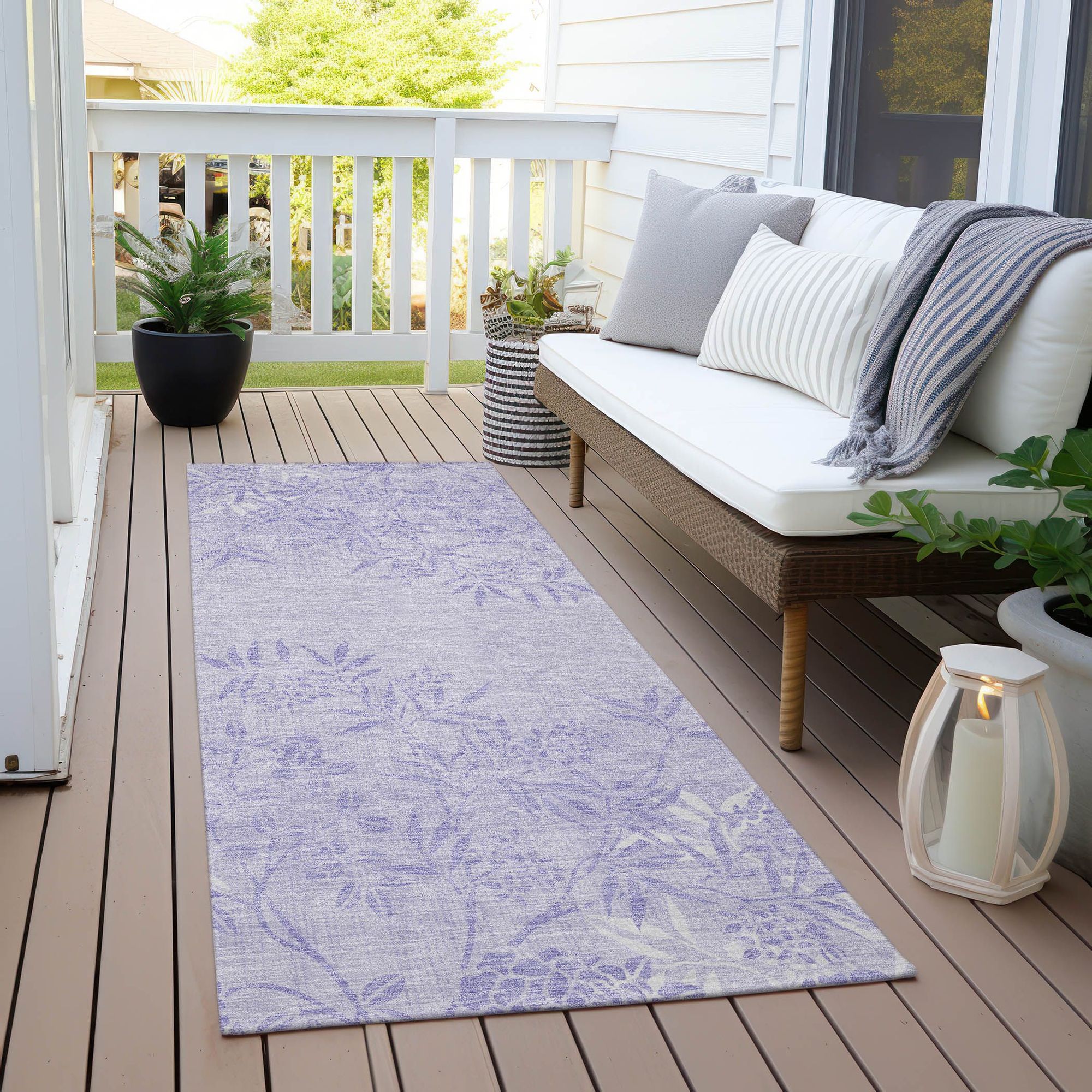 Machine Made ACN673 Lilac Purple Rugs #color_lilac purple