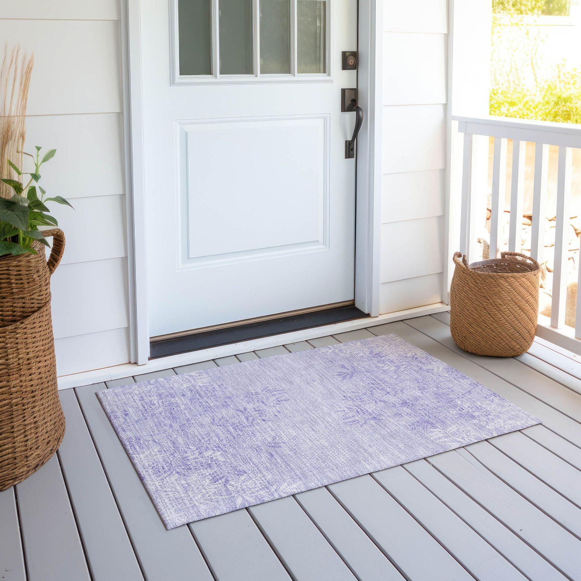 Machine Made ACN673 Lilac Purple Rugs #color_lilac purple