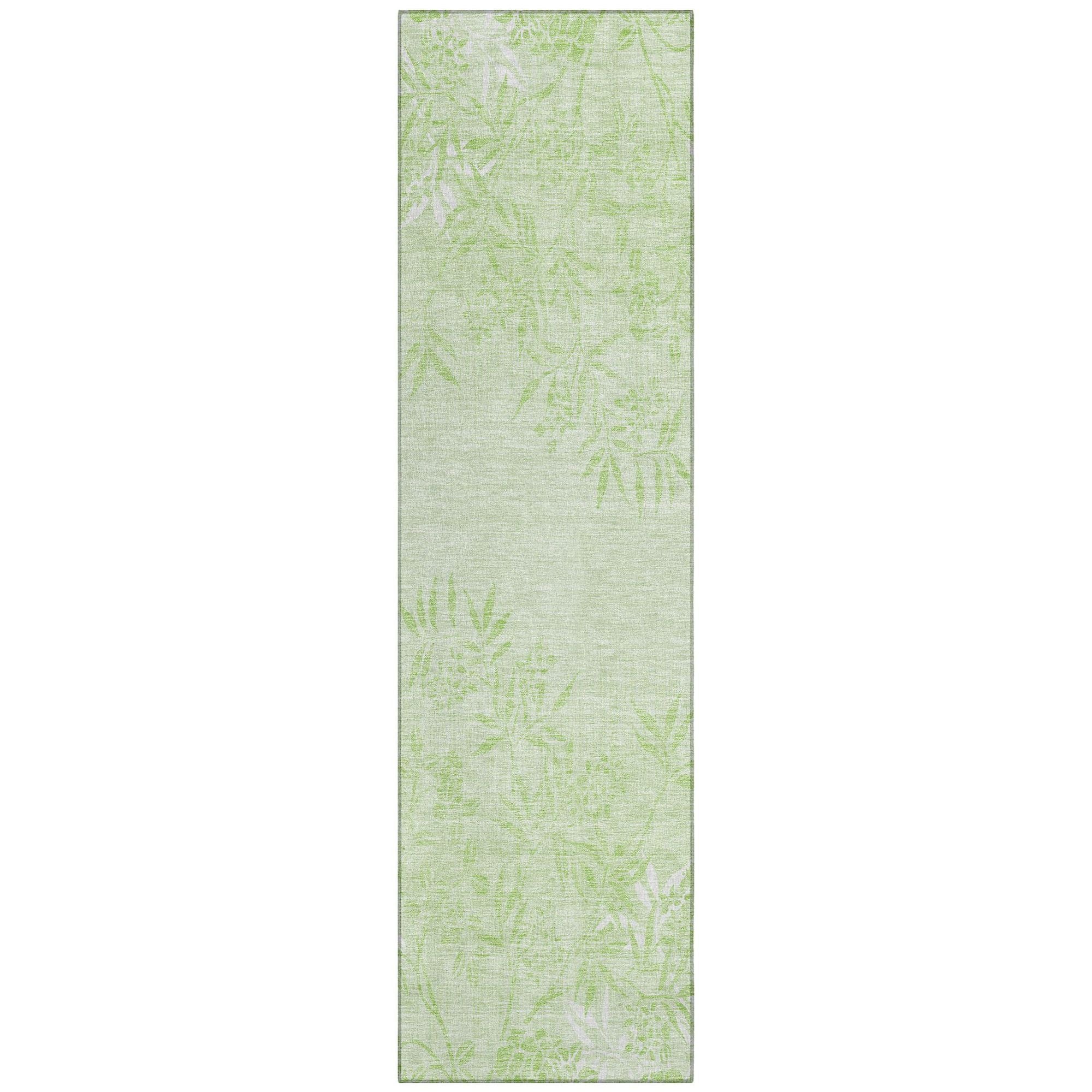 Machine Made ACN673 Mint Green Rugs #color_mint green