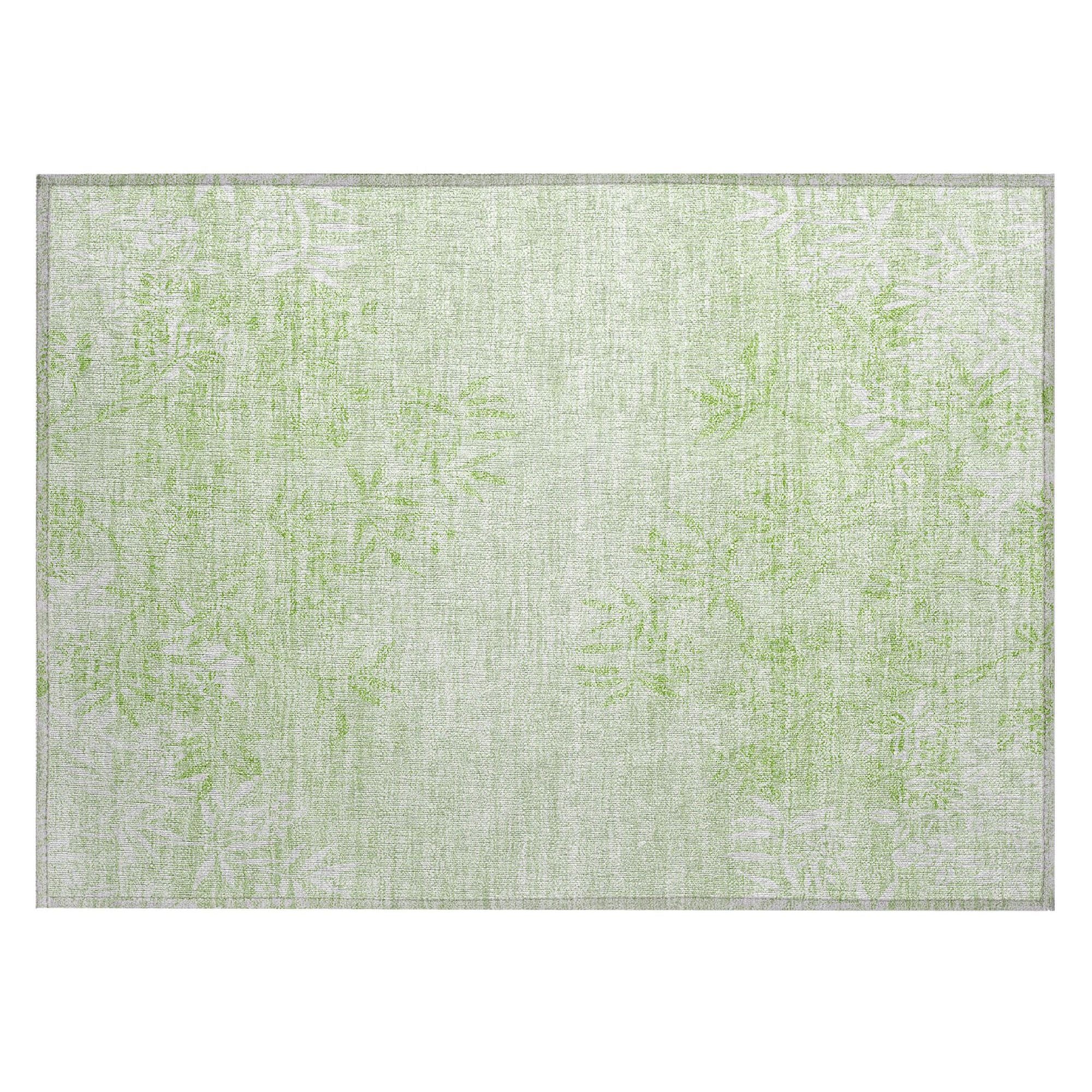 Machine Made ACN673 Mint Green Rugs #color_mint green