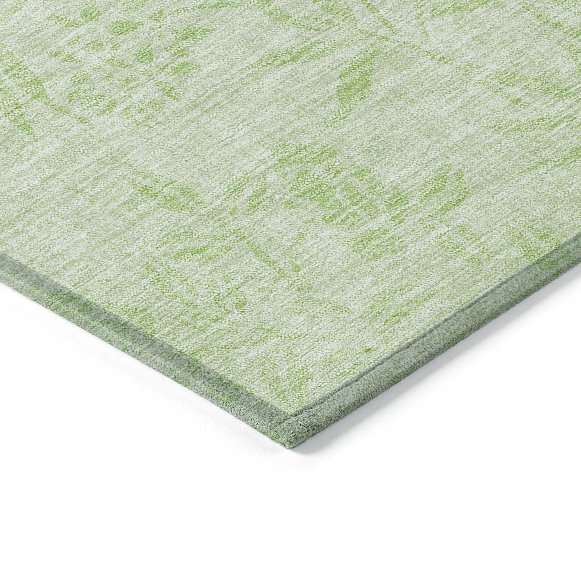 Machine Made ACN673 Mint Green Rugs #color_mint green