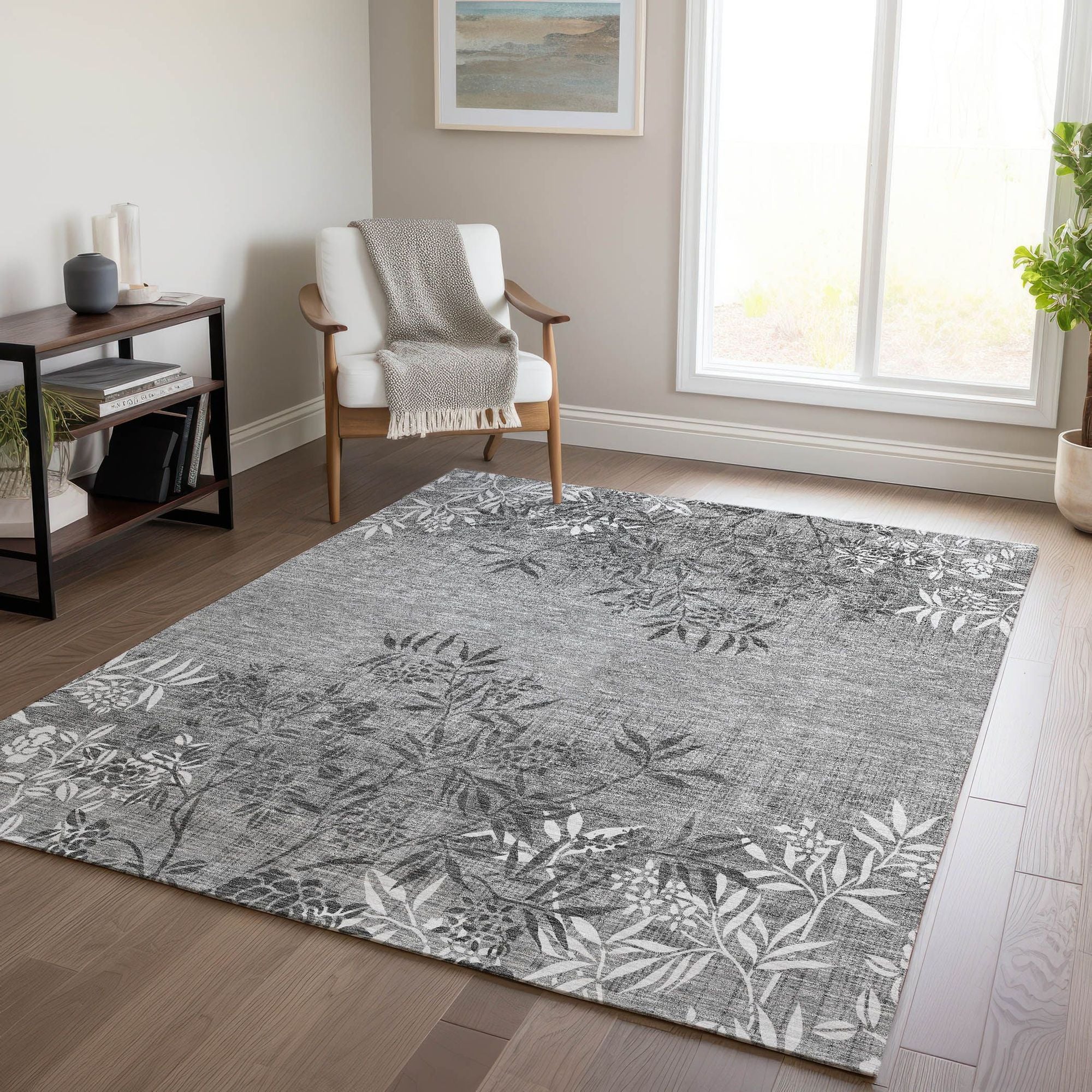 Machine Made ACN673 Pewter Gray Rugs #color_pewter gray