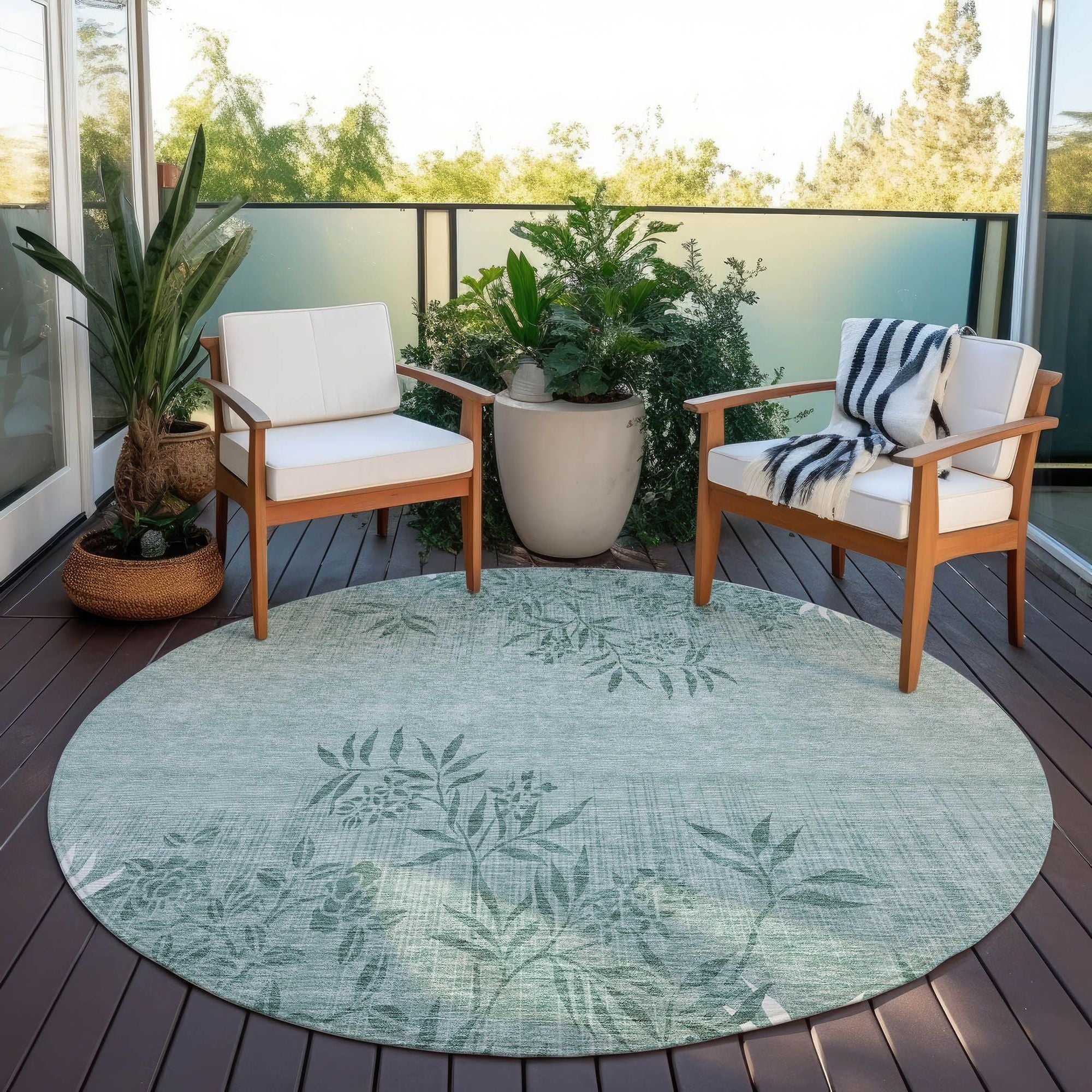 Machine Made ACN673 Sage Green Rugs #color_sage green