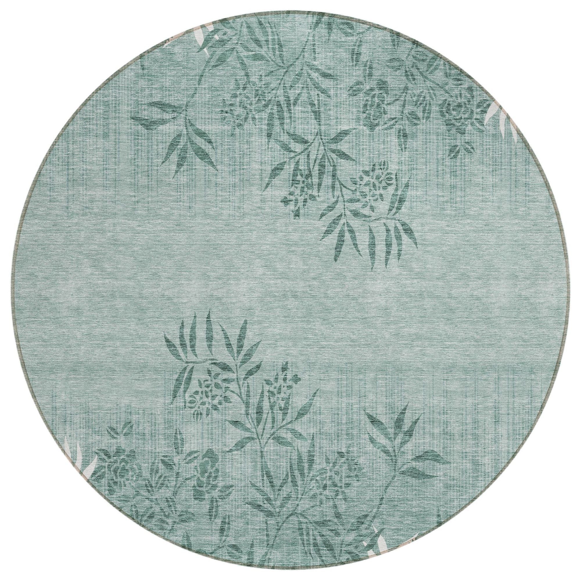 Machine Made ACN673 Sage Green Rugs #color_sage green