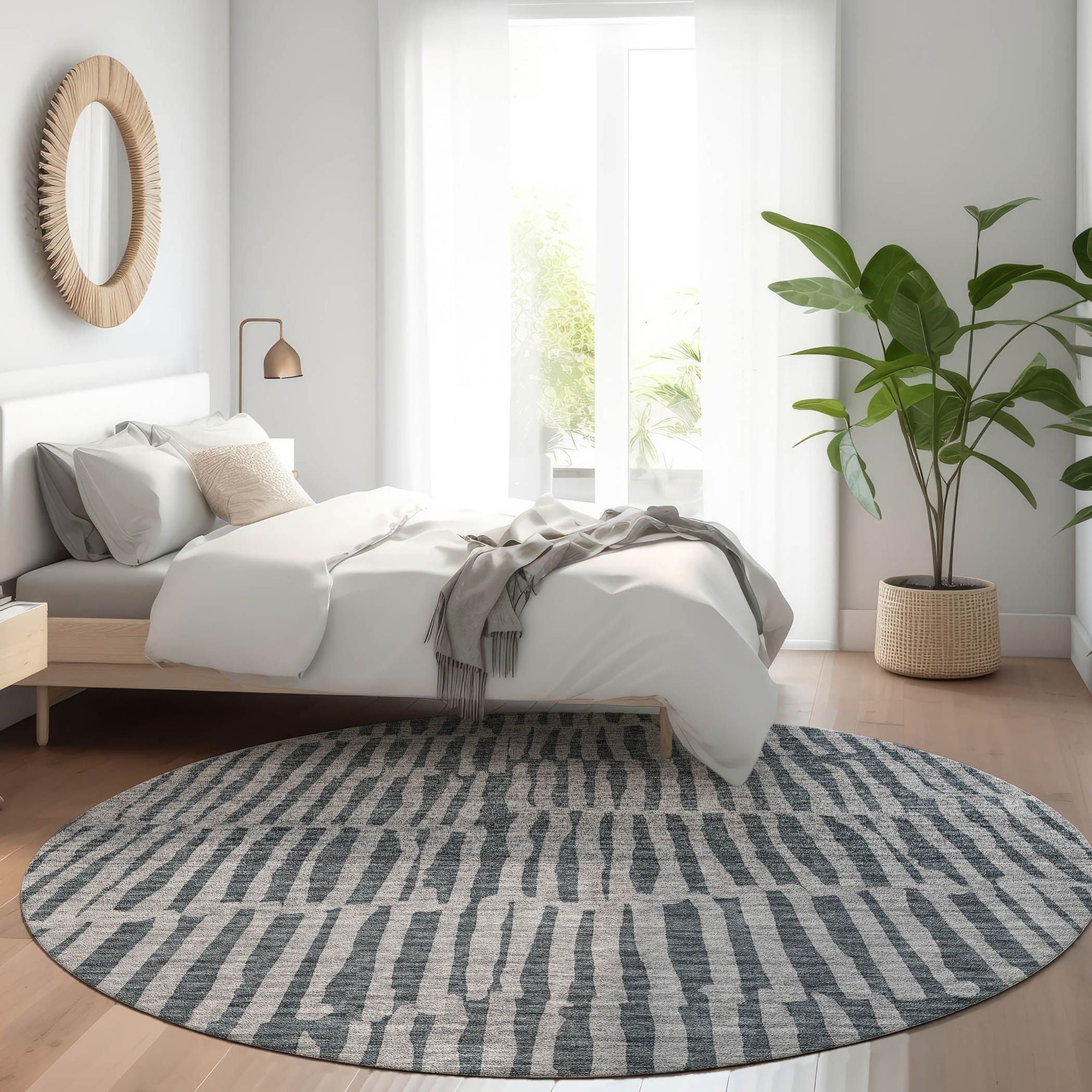 Machine Made ACN674 Charcoal Gray Rugs #color_charcoal gray