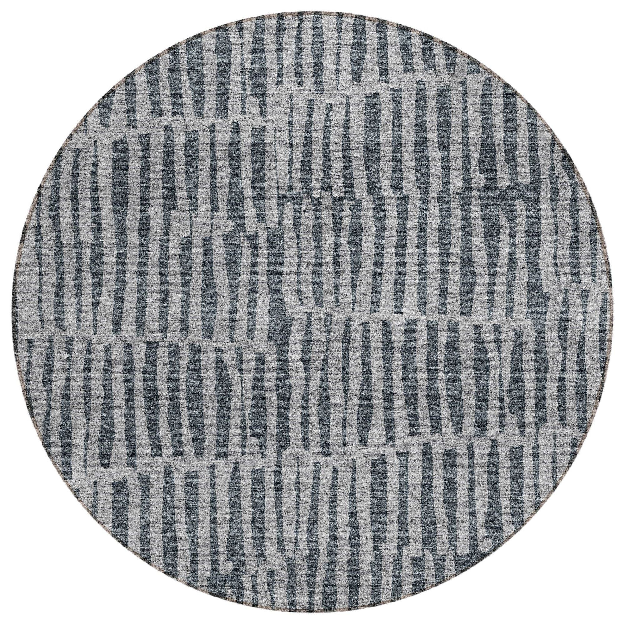 Machine Made ACN674 Charcoal Gray Rugs #color_charcoal gray