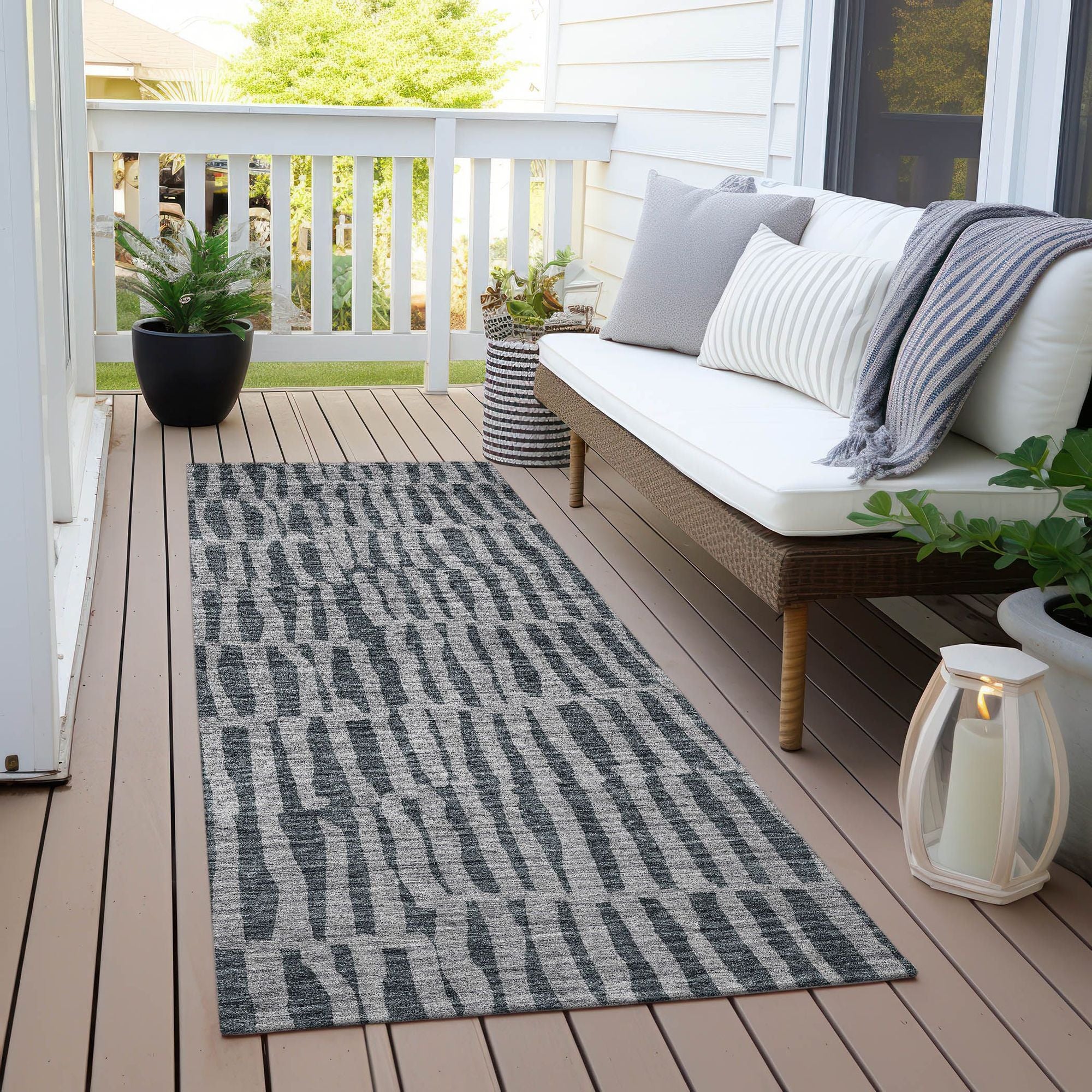 Machine Made ACN674 Charcoal Gray Rugs #color_charcoal gray