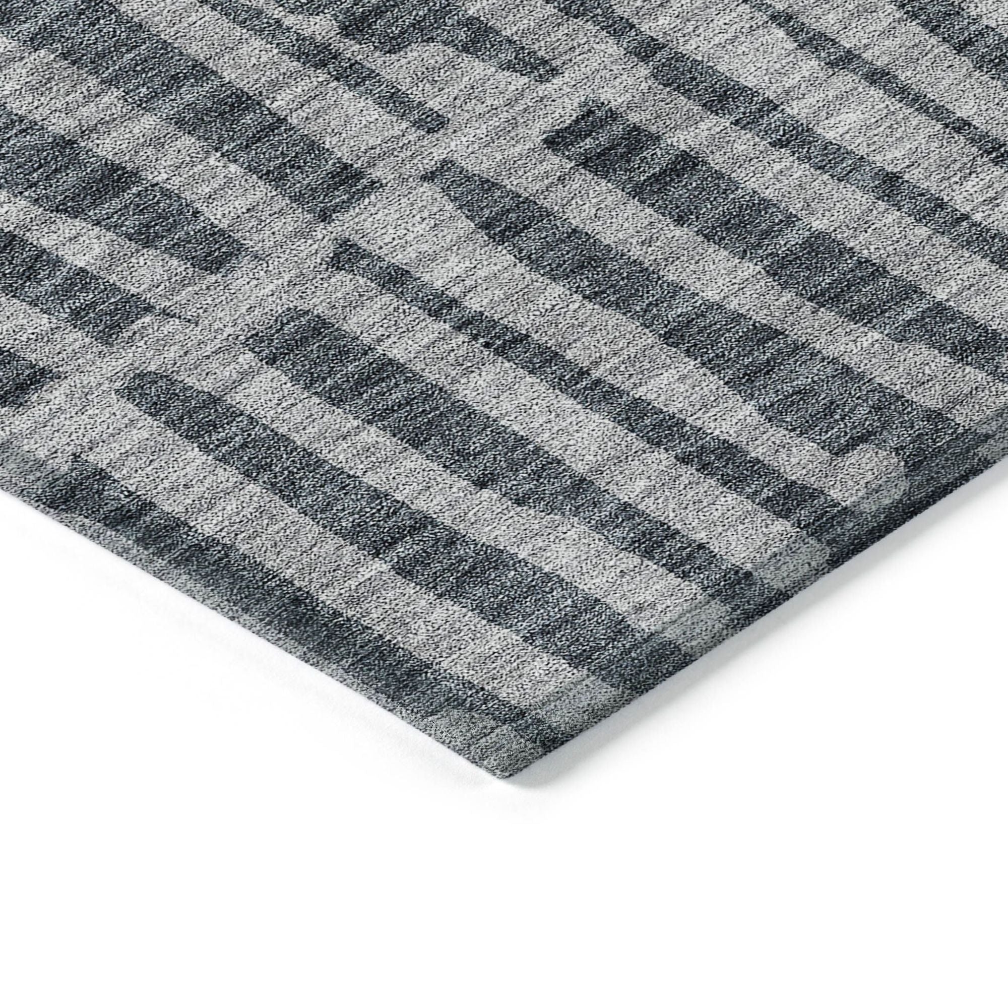 Machine Made ACN674 Charcoal Gray Rugs #color_charcoal gray