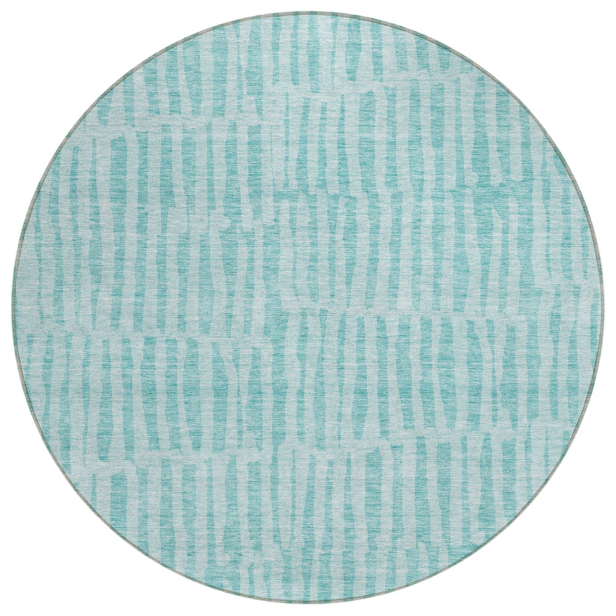 Machine Made ACN674 Teal  Rugs #color_teal 