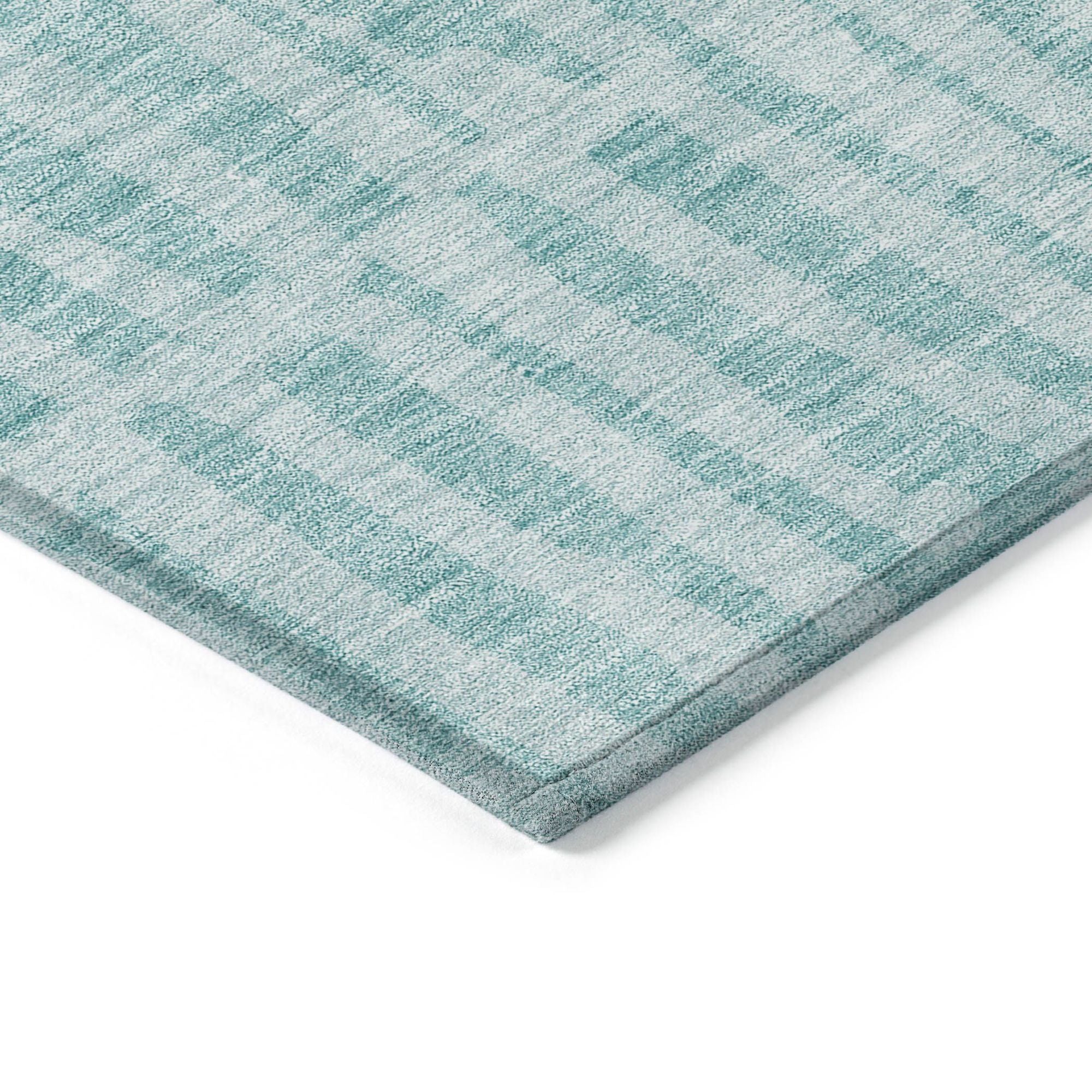 Machine Made ACN674 Teal  Rugs #color_teal 