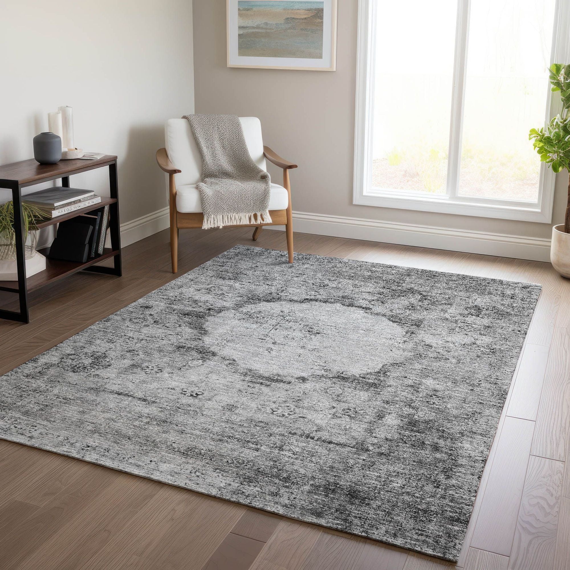 Machine Made ACN675 Gray  Rugs #color_gray 