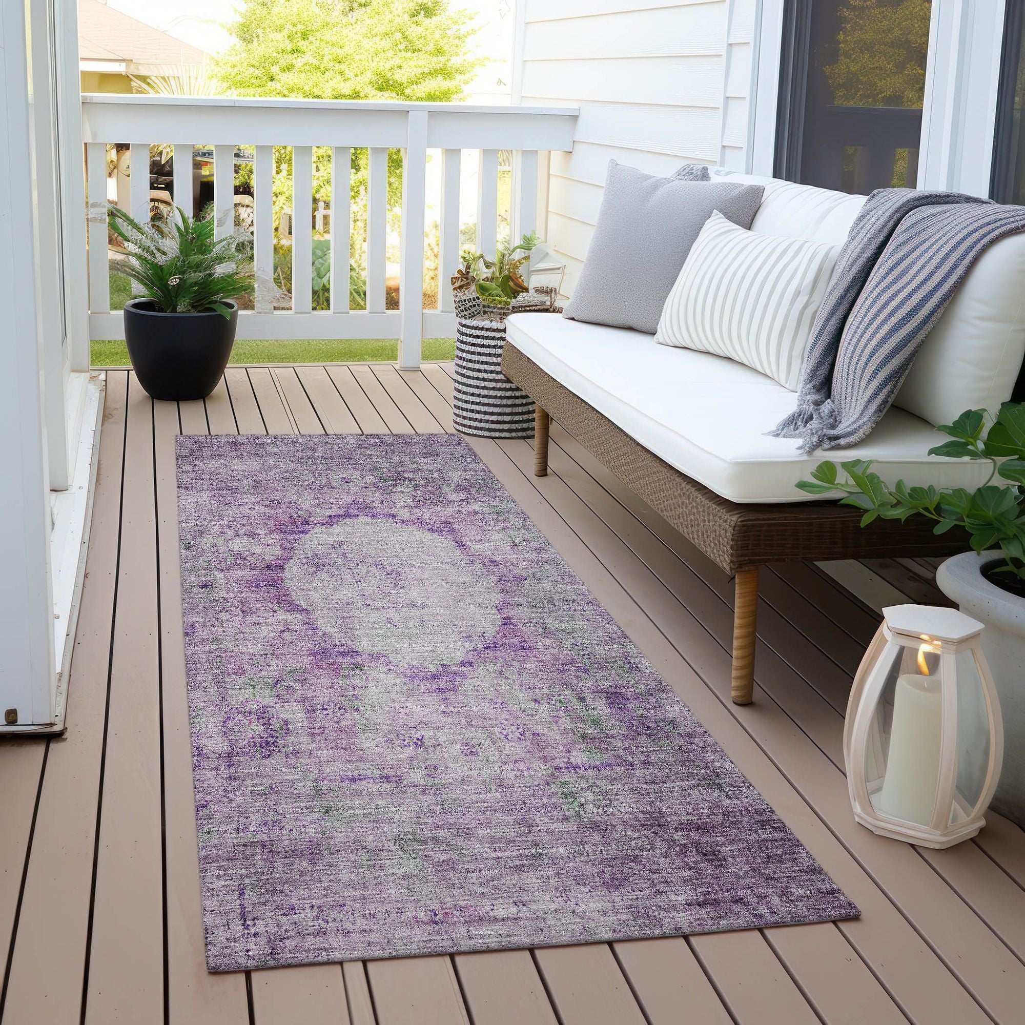 Machine Made ACN675 Purple  Rugs #color_purple 