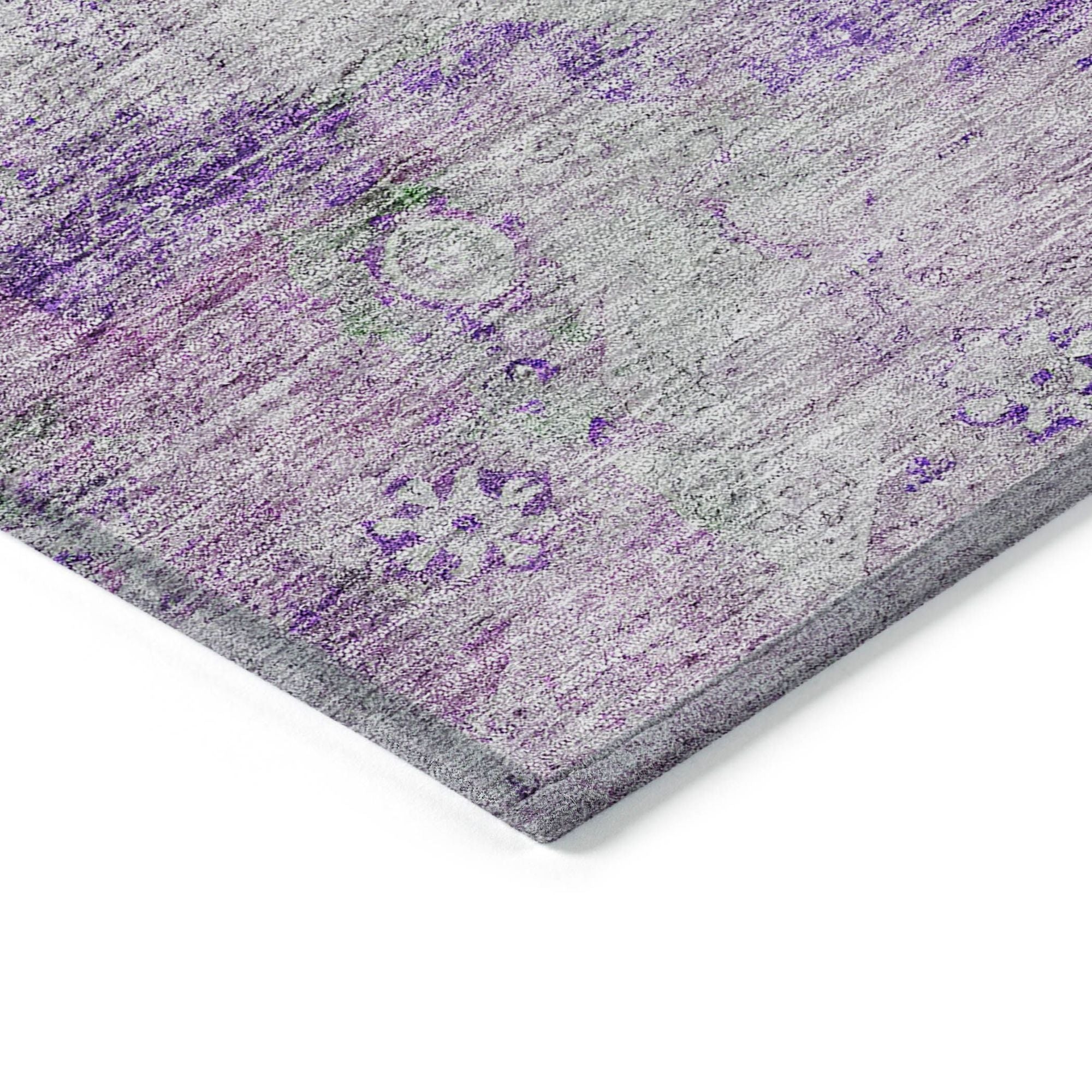 Machine Made ACN675 Purple  Rugs #color_purple 