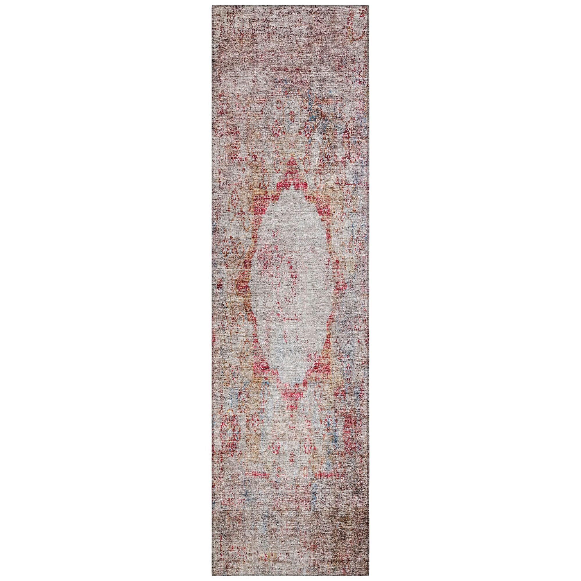 Machine Made ACN675 Red  Rugs #color_red 