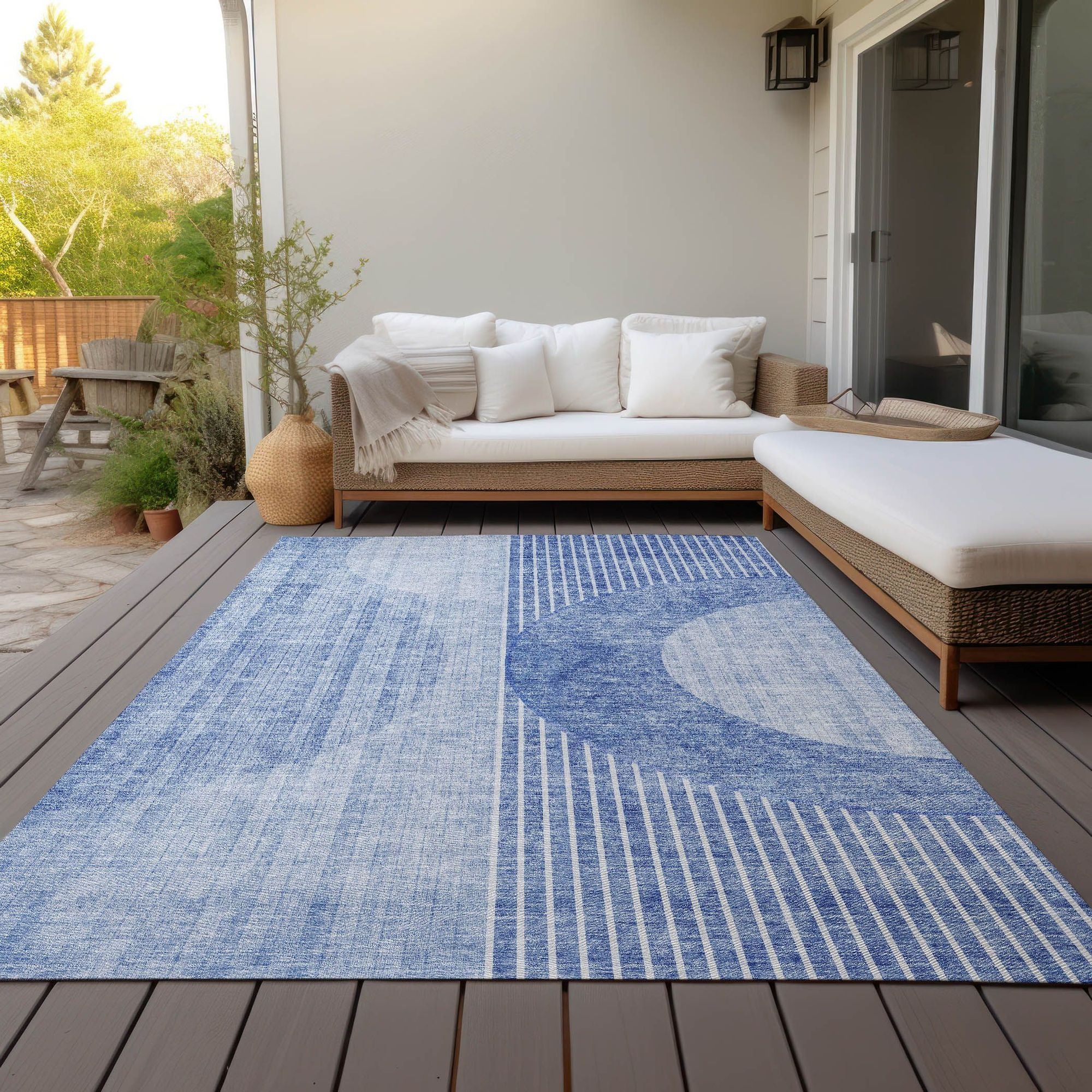 Machine Made ACN676 Blue  Rugs #color_blue 