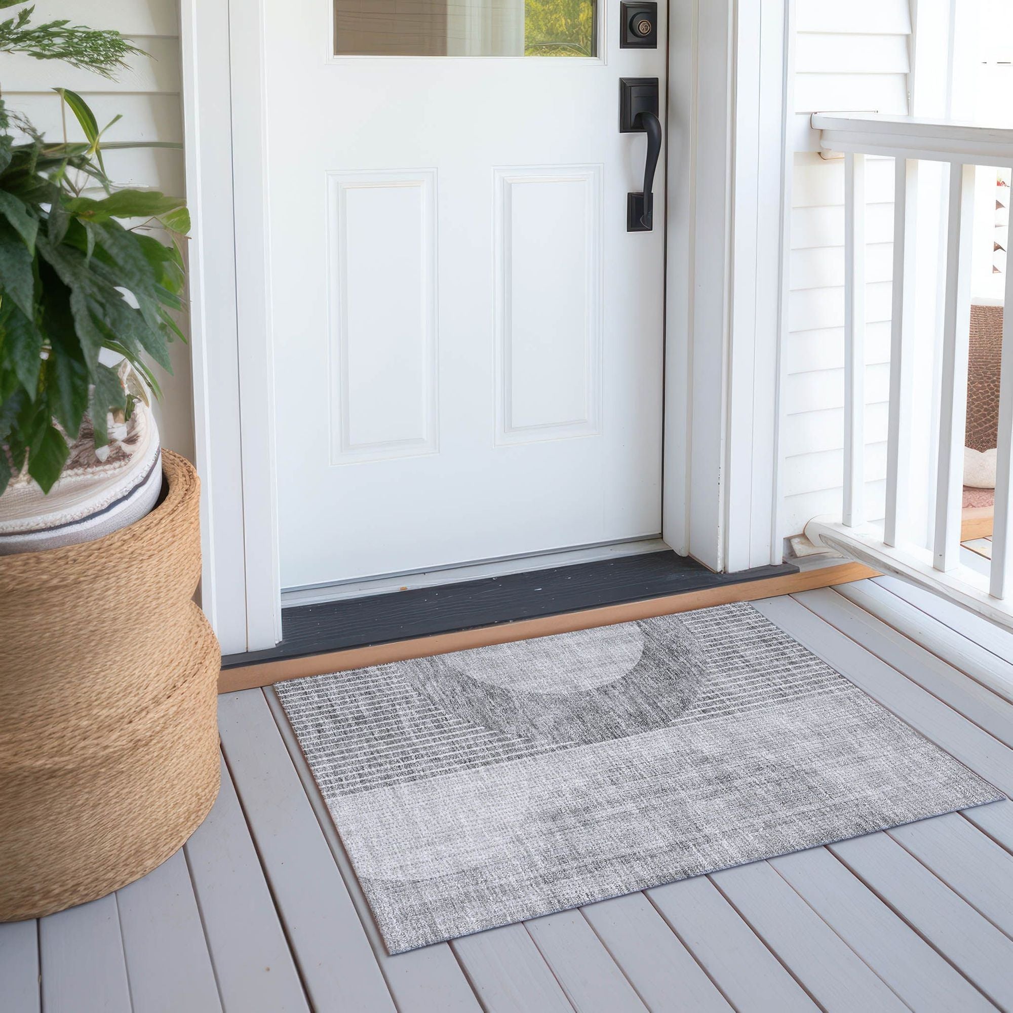 Machine Made ACN676 Gray  Rugs #color_gray 