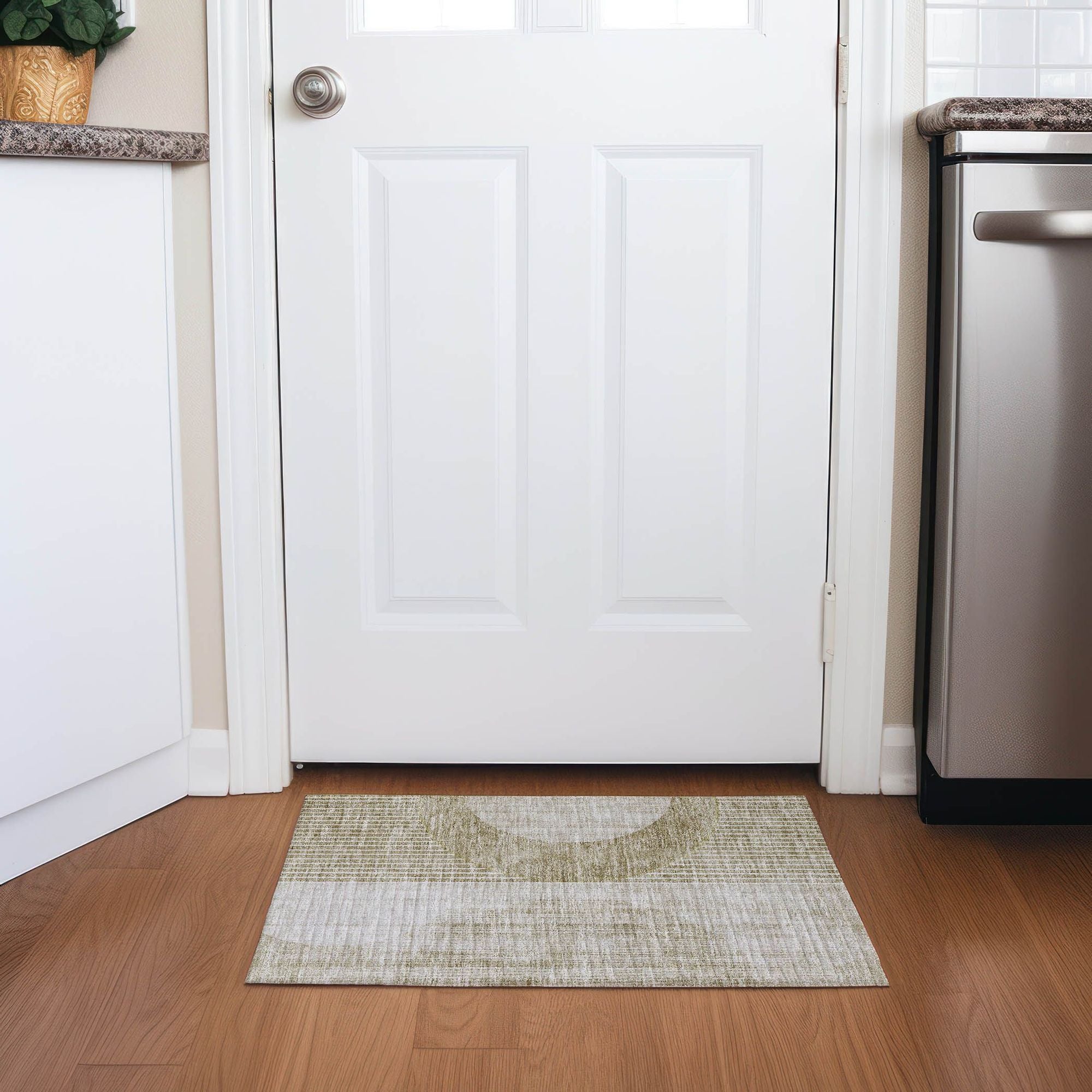 Machine Made ACN676 Taupe Brown Rugs #color_taupe brown