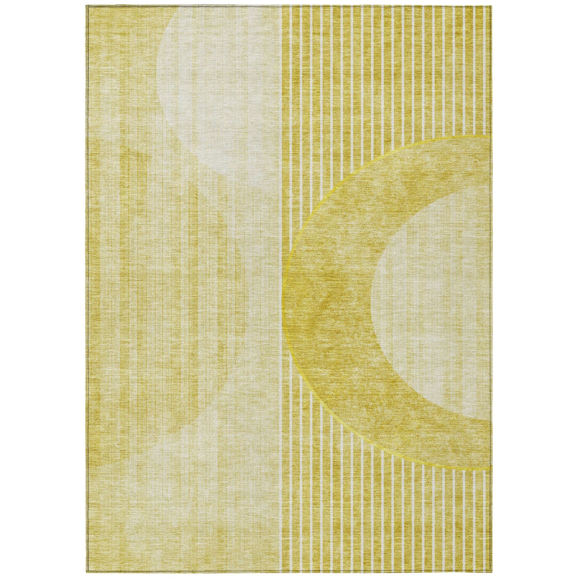 Machine Made ACN676 Wheat Gold Rugs #color_wheat gold