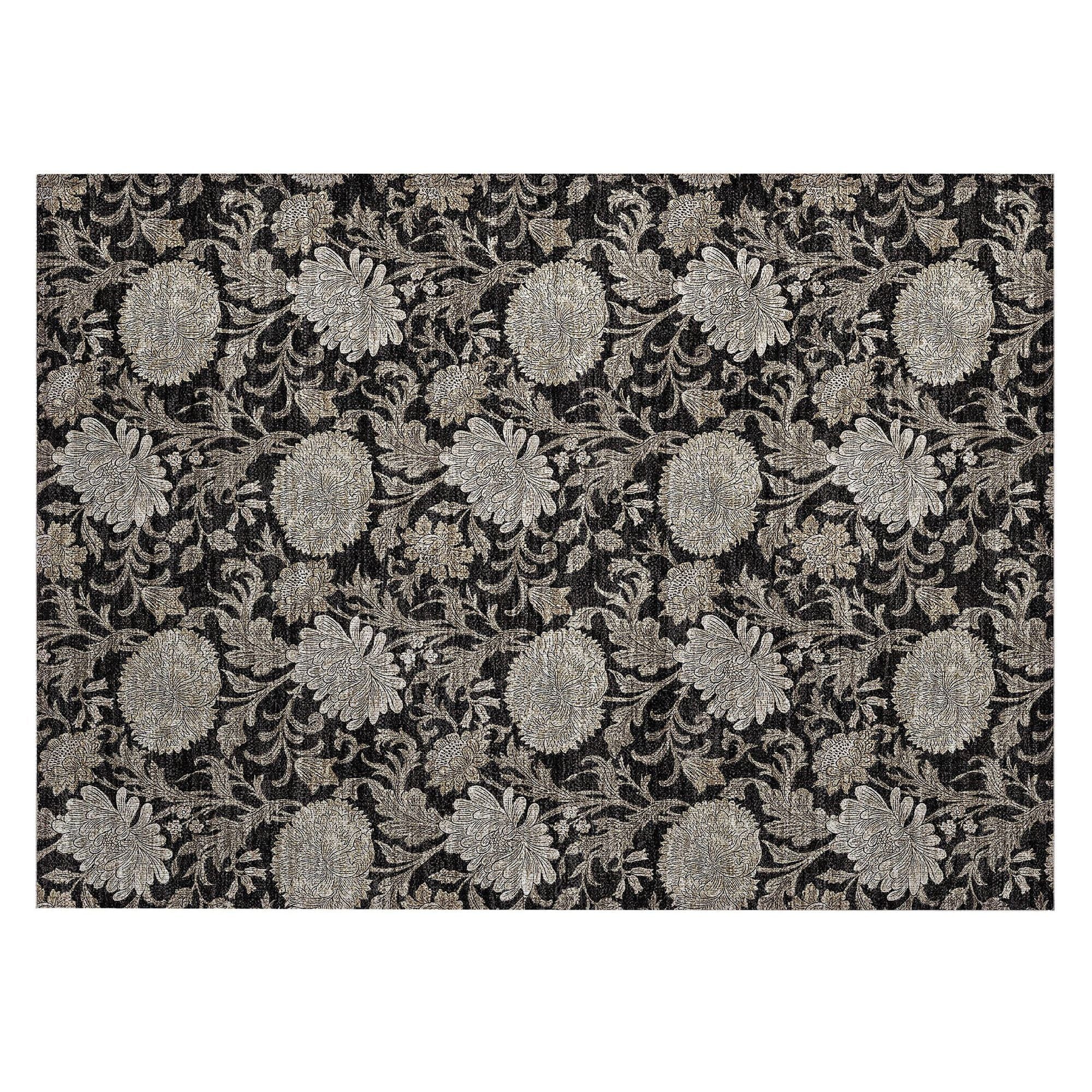 Machine Made ACN677 Black  Rugs #color_black 