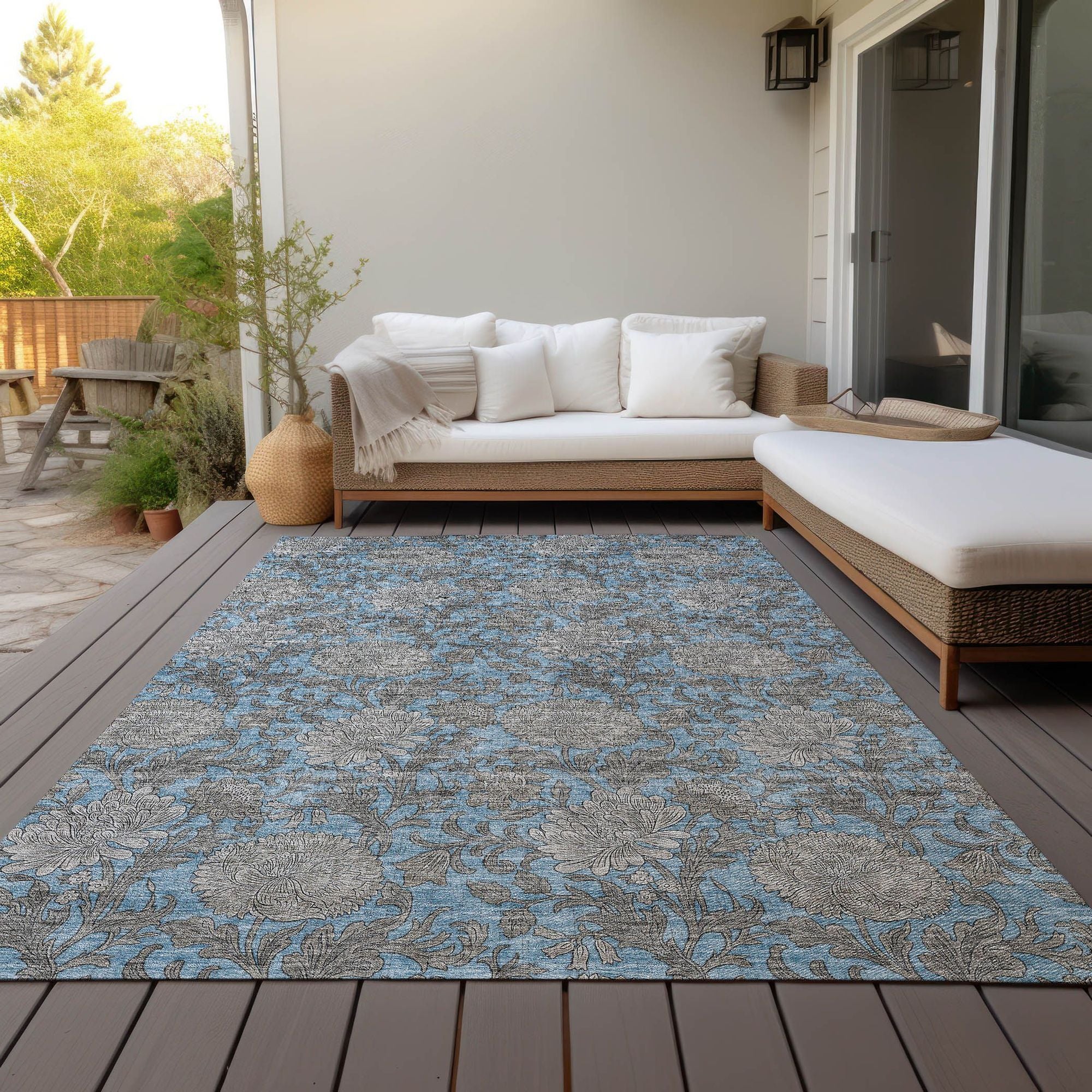 Machine Made ACN677 Blue  Rugs #color_blue 