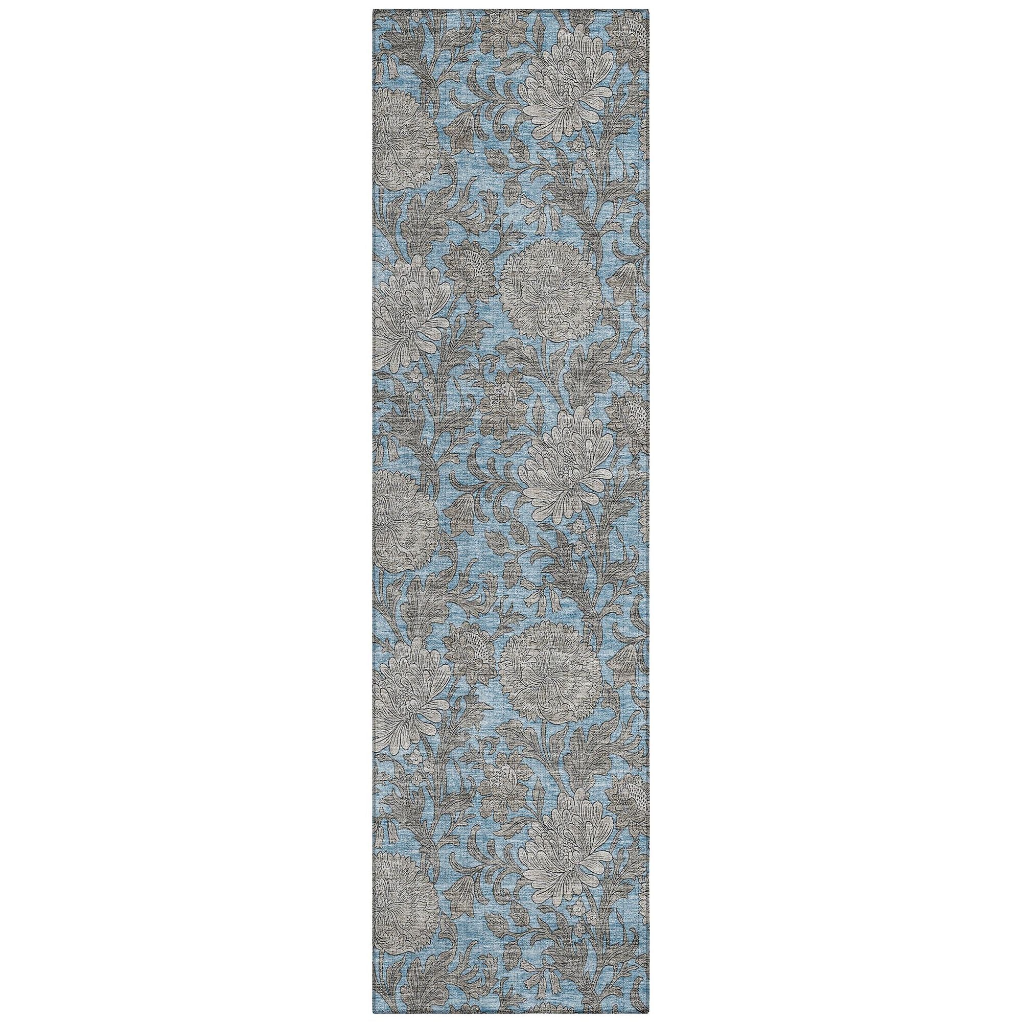 Machine Made ACN677 Blue  Rugs #color_blue 