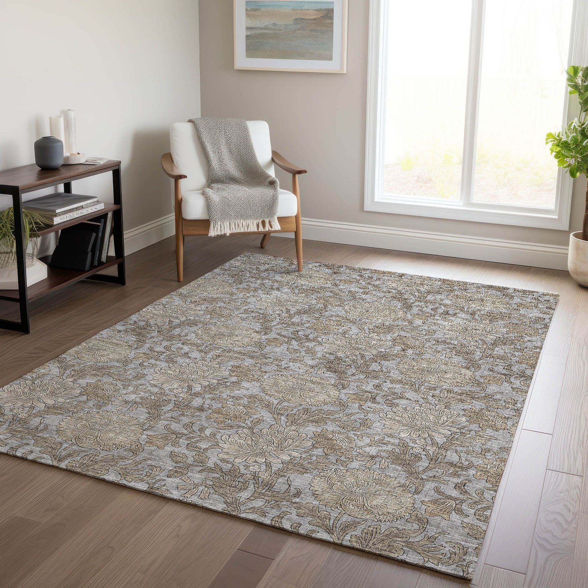 Machine Made ACN677 Gray  Rugs #color_gray 