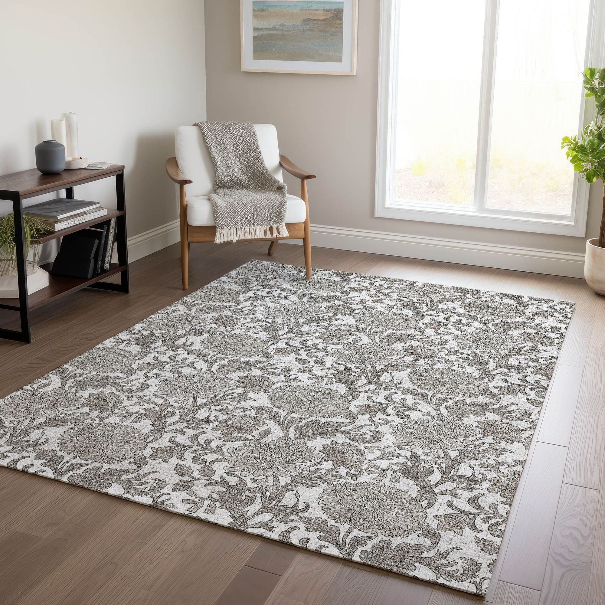 Machine Made ACN677 Ivory  Rugs #color_ivory 