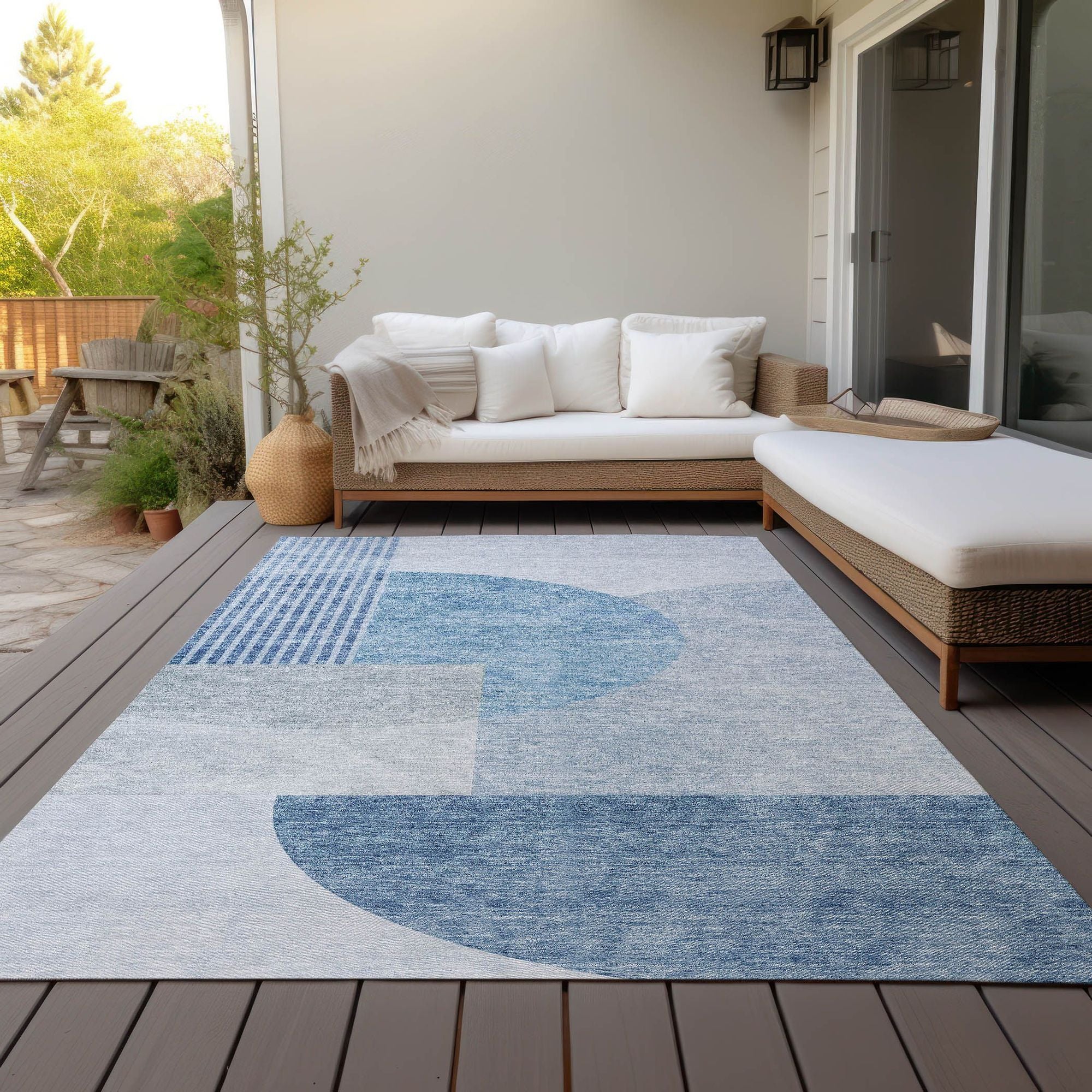 Machine Made ACN678 Blue  Rugs #color_blue 