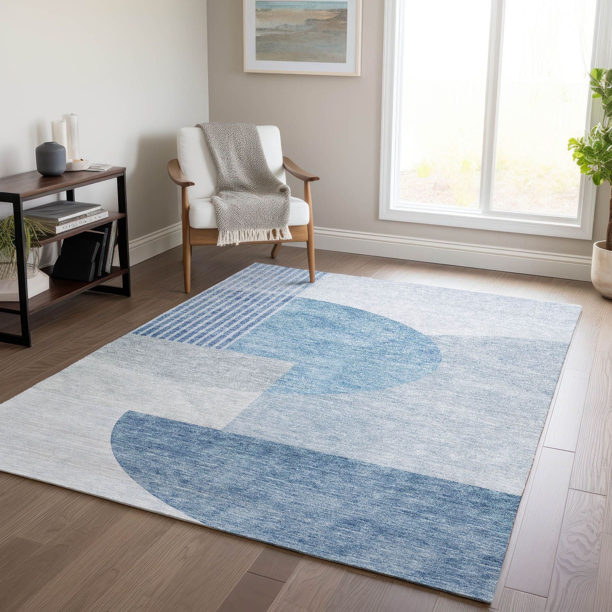 Machine Made ACN678 Blue  Rugs #color_blue 