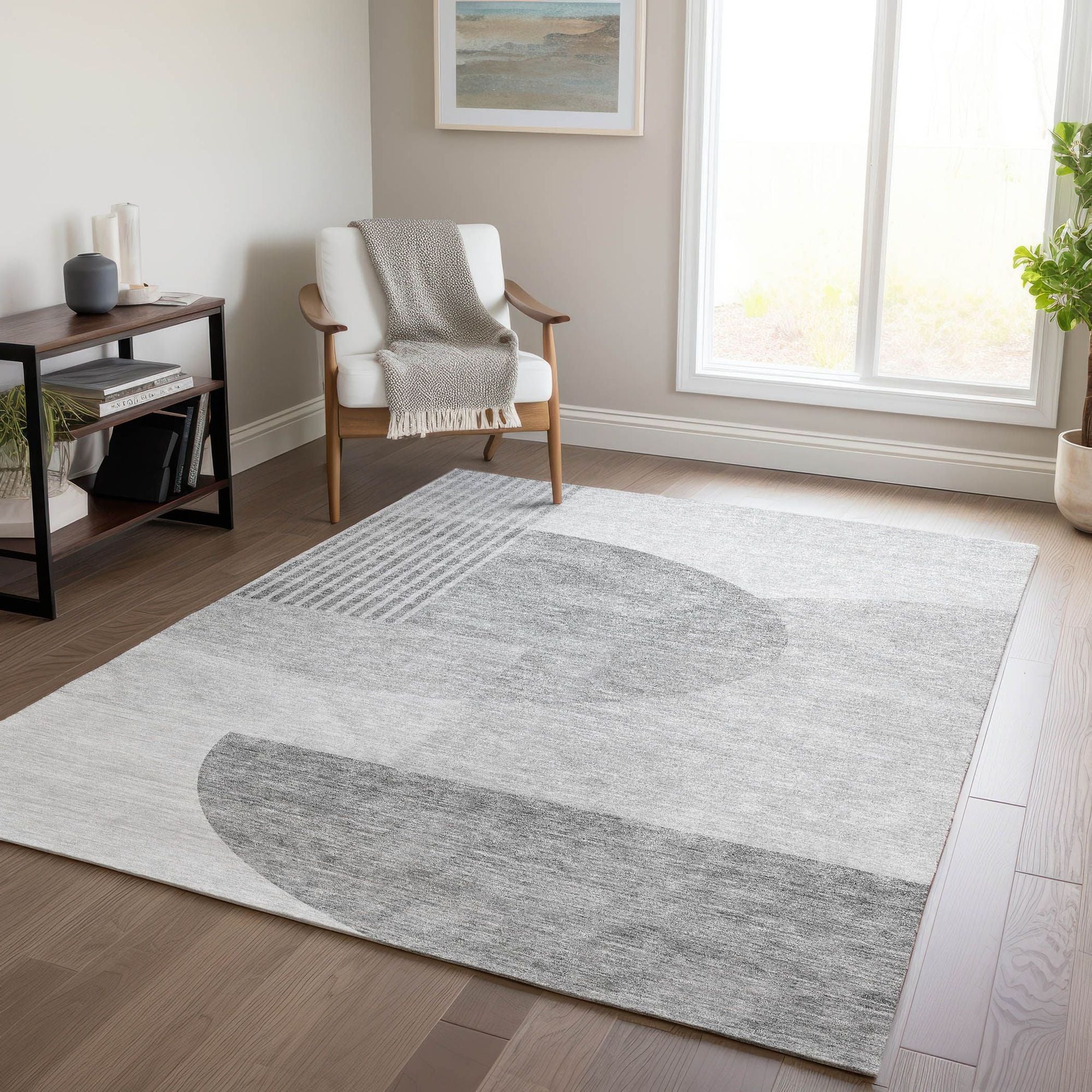 Machine Made ACN678 Gray  Rugs #color_gray 