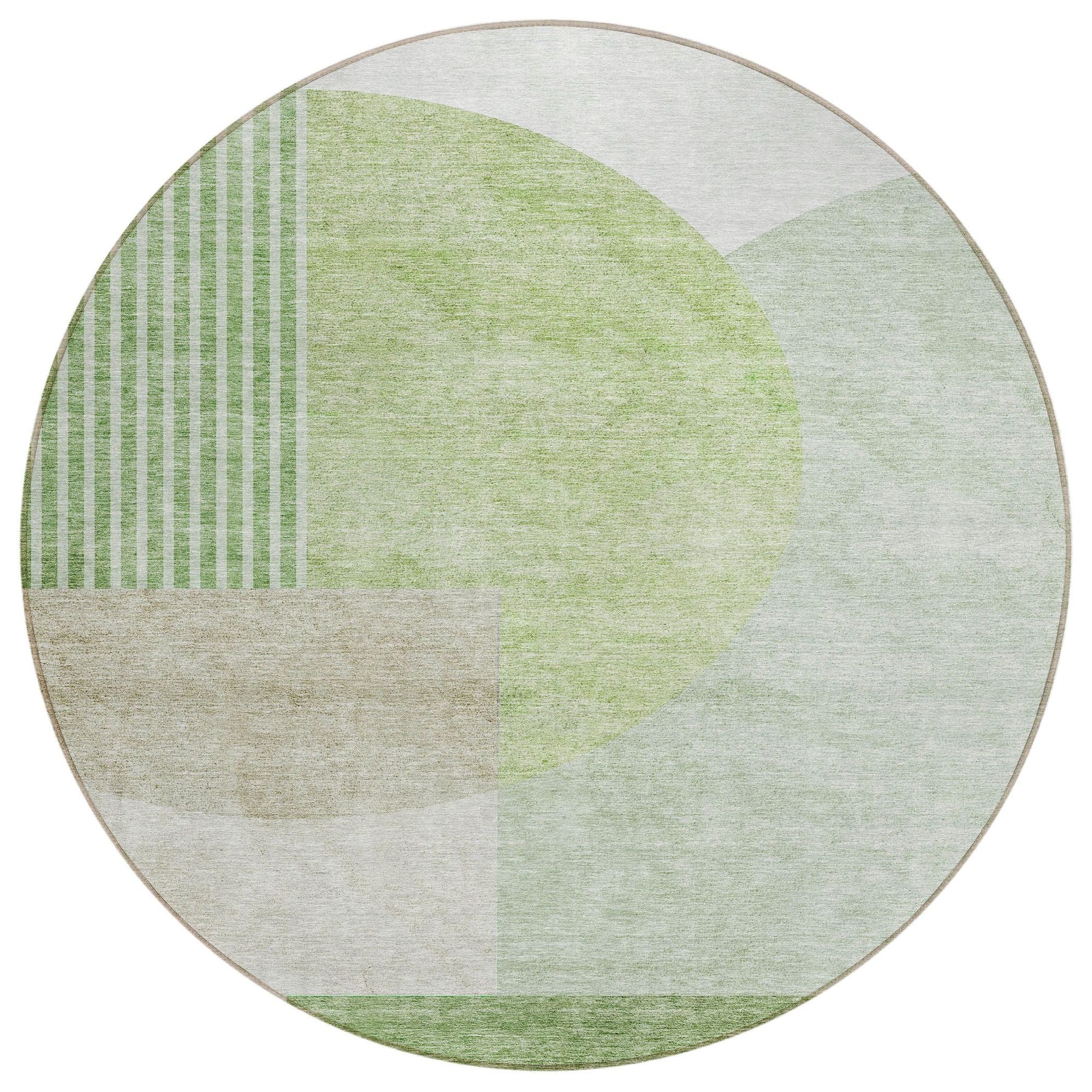 Machine Made ACN678 Olive Green Rugs #color_olive green