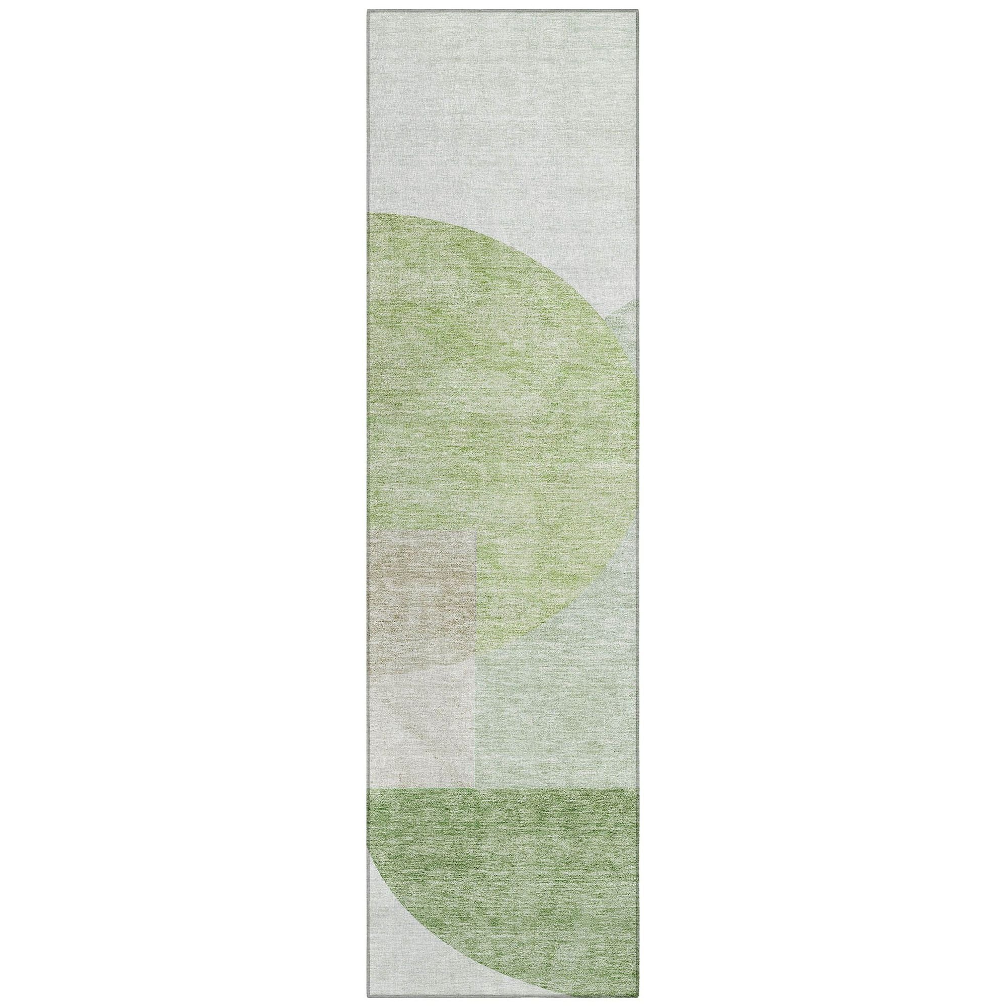 Machine Made ACN678 Olive Green Rugs #color_olive green