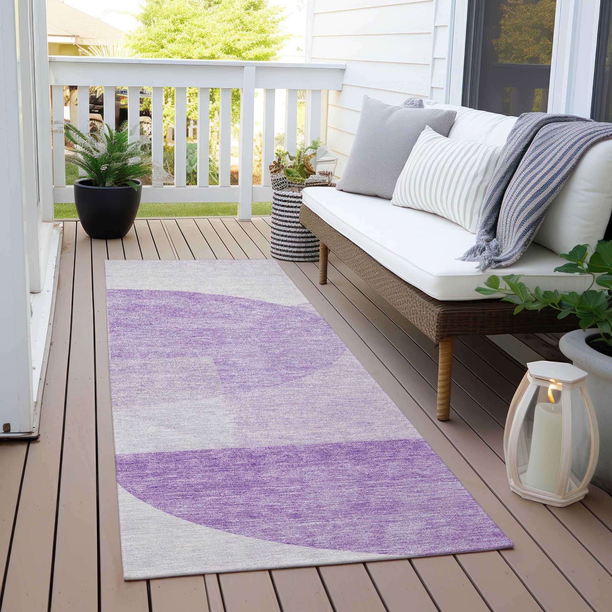 Machine Made ACN678 Purple  Rugs #color_purple 