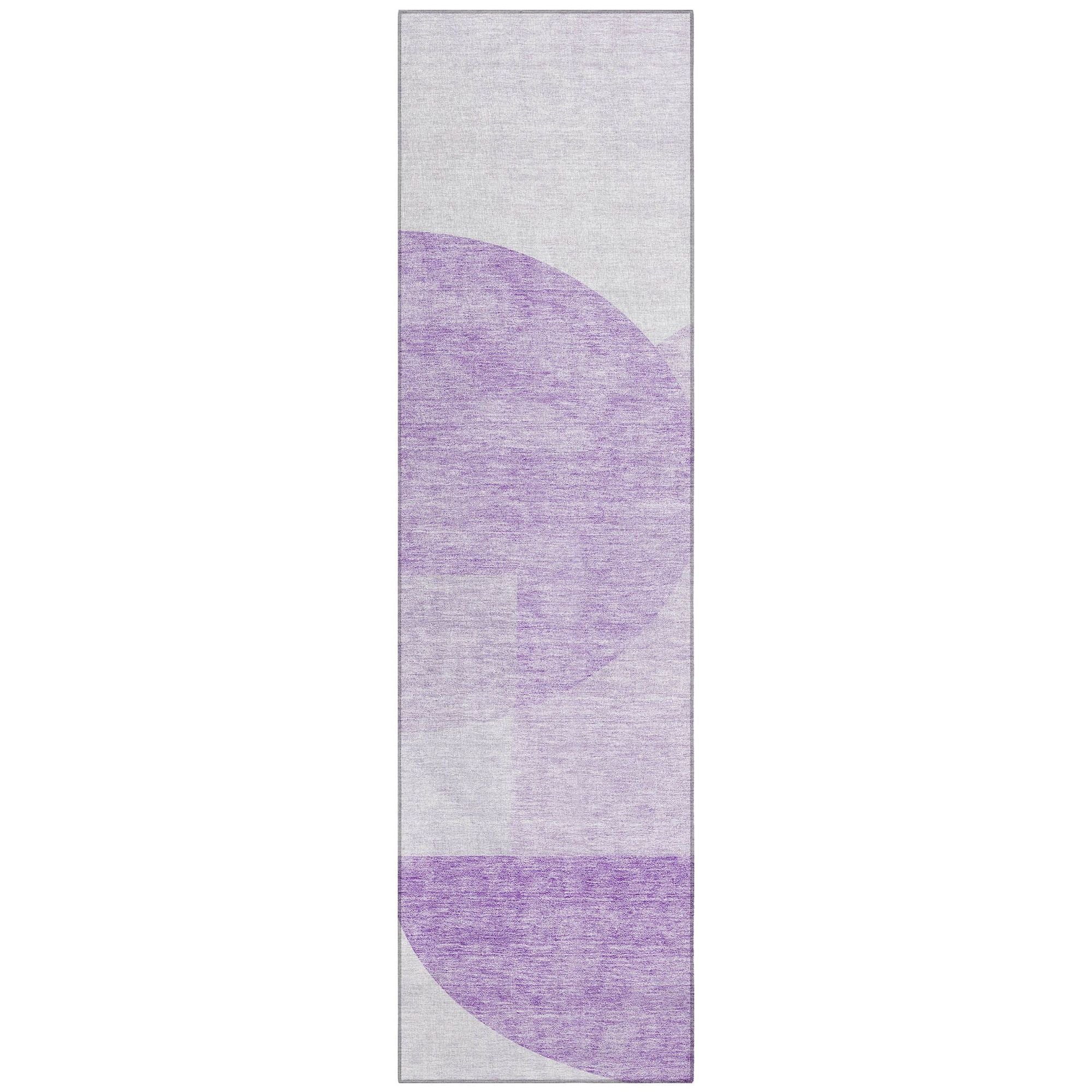 Machine Made ACN678 Purple  Rugs #color_purple 