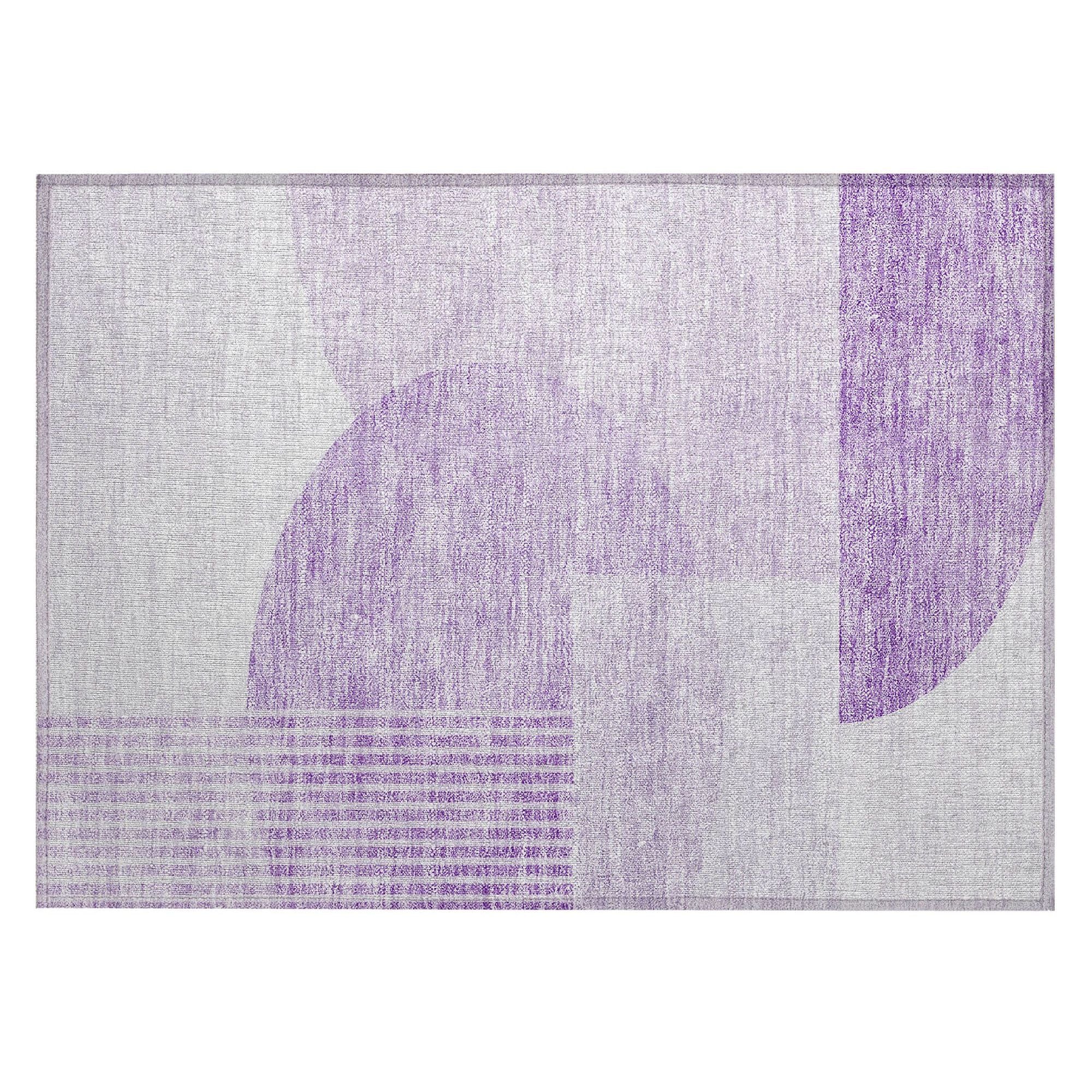 Machine Made ACN678 Purple  Rugs #color_purple 