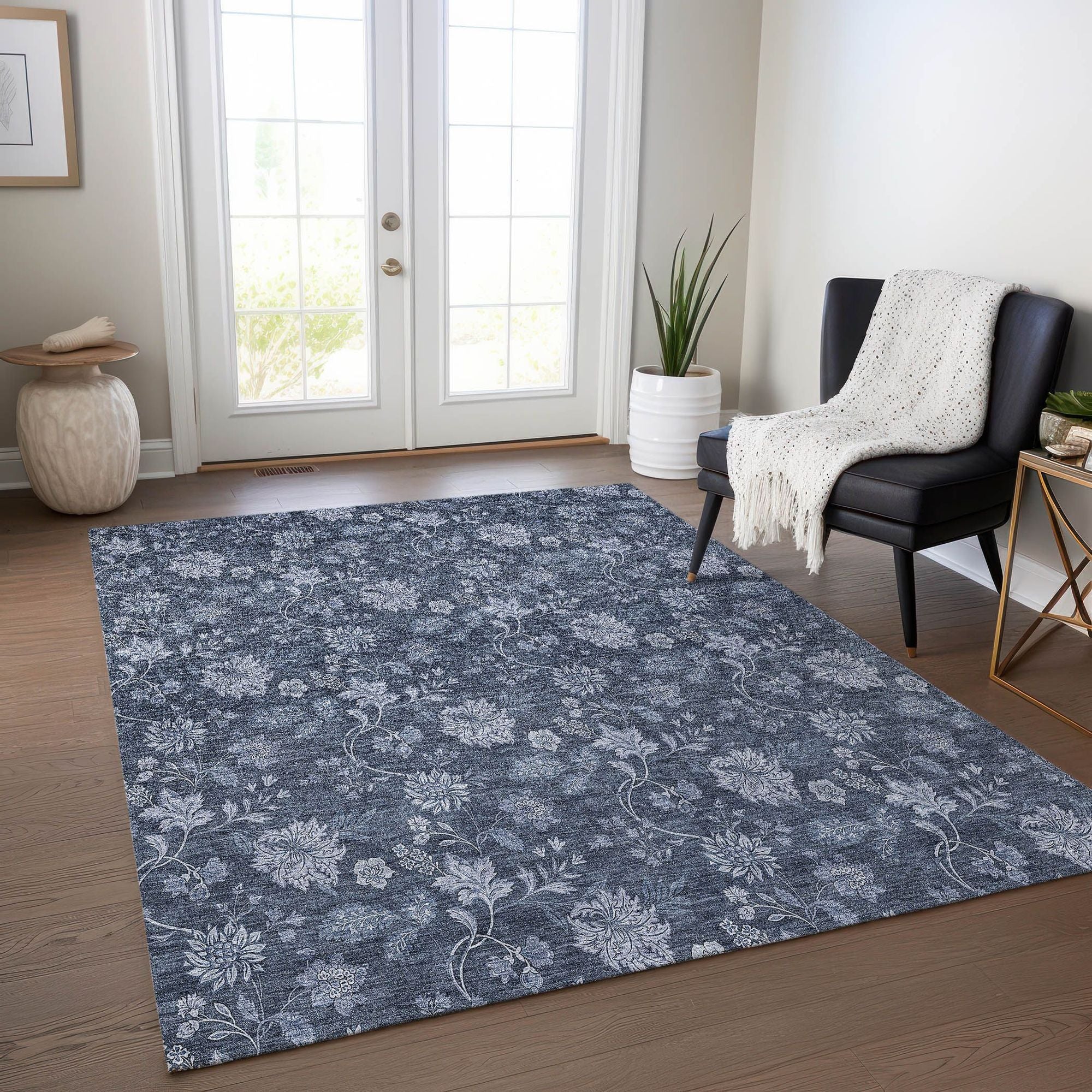 Machine Made ACN680 Blue  Rugs #color_blue 