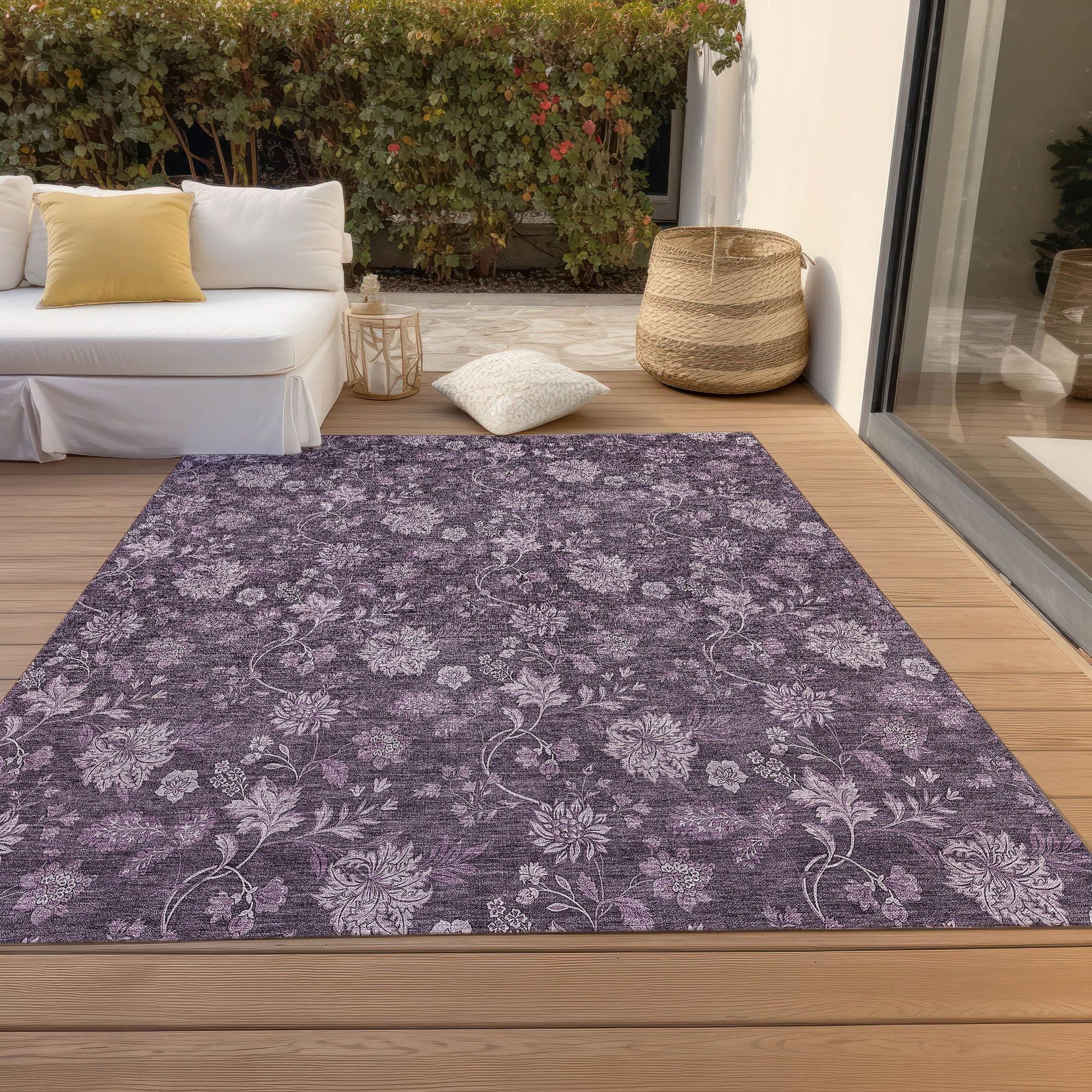 Machine Made ACN680 Plum Purple Rugs #color_plum purple