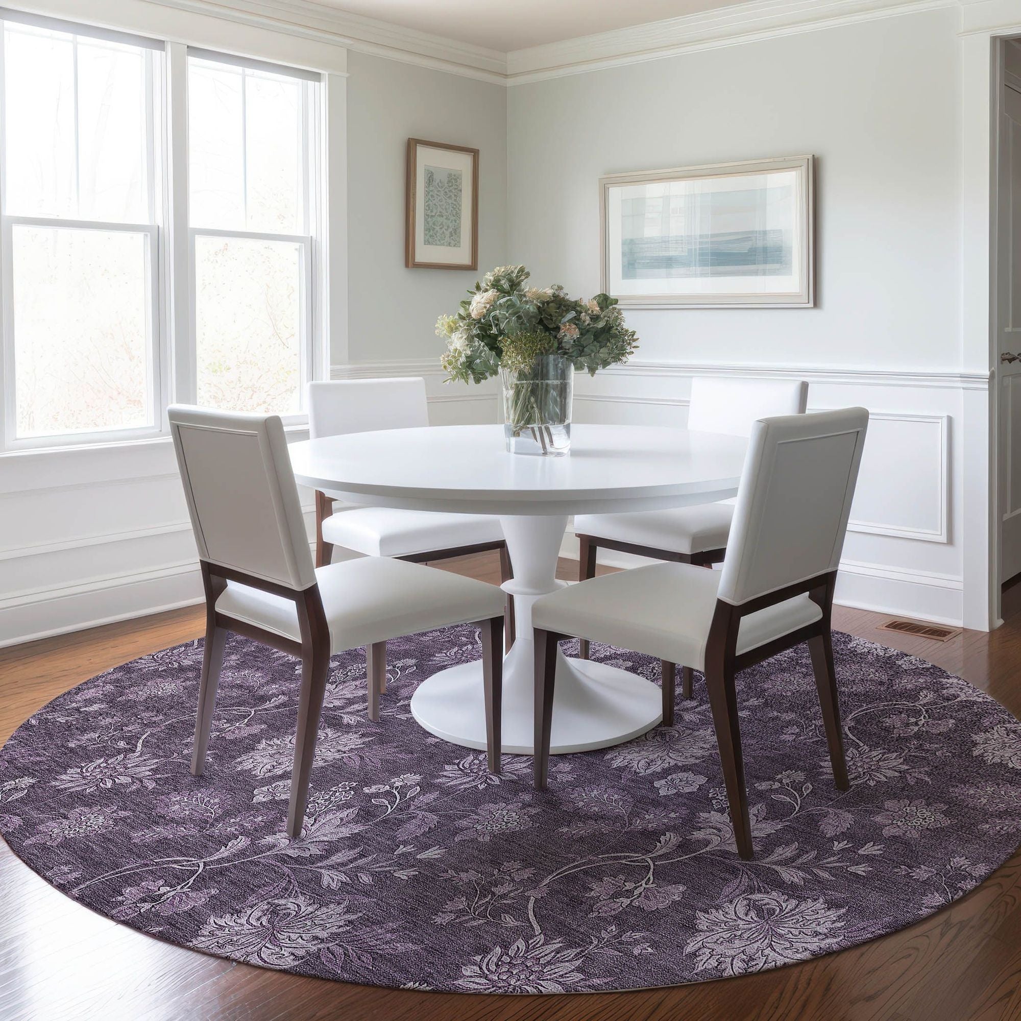 Machine Made ACN680 Plum Purple Rugs #color_plum purple