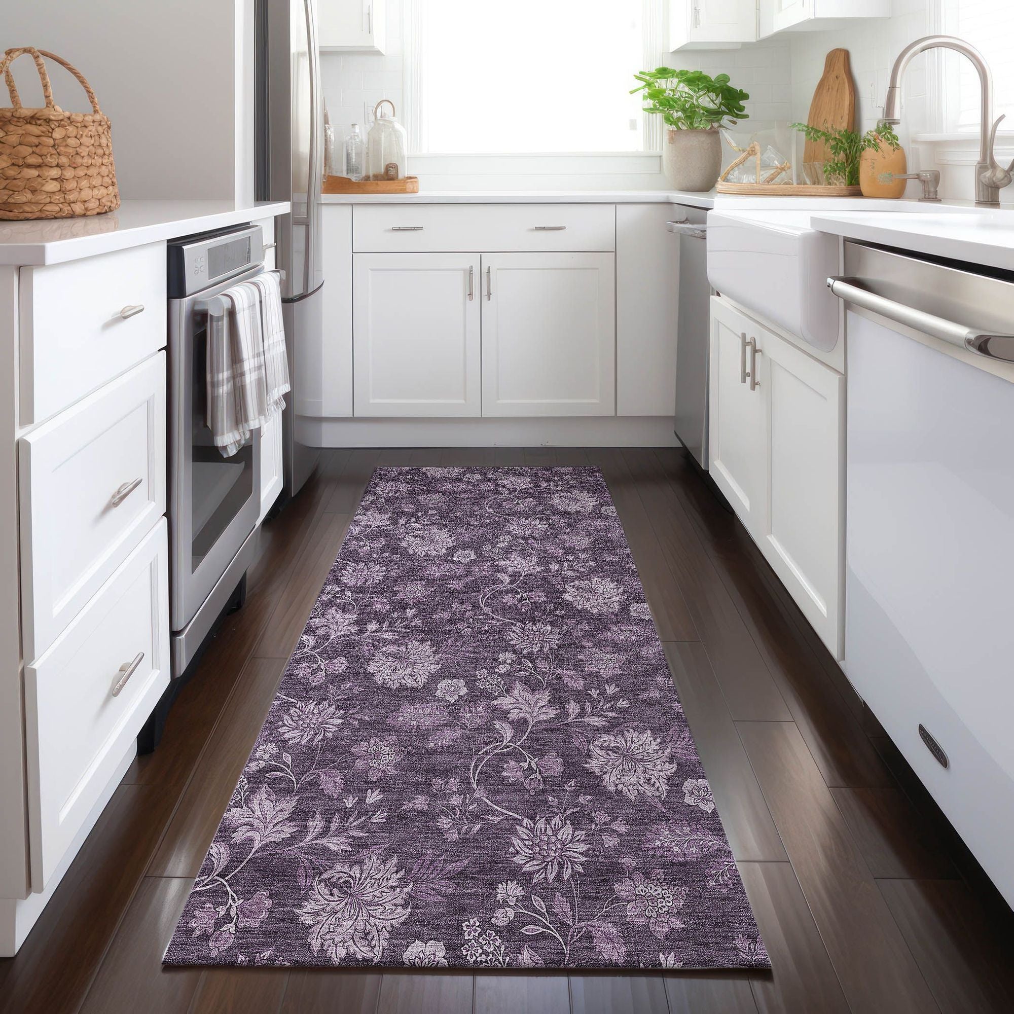 Machine Made ACN680 Plum Purple Rugs #color_plum purple