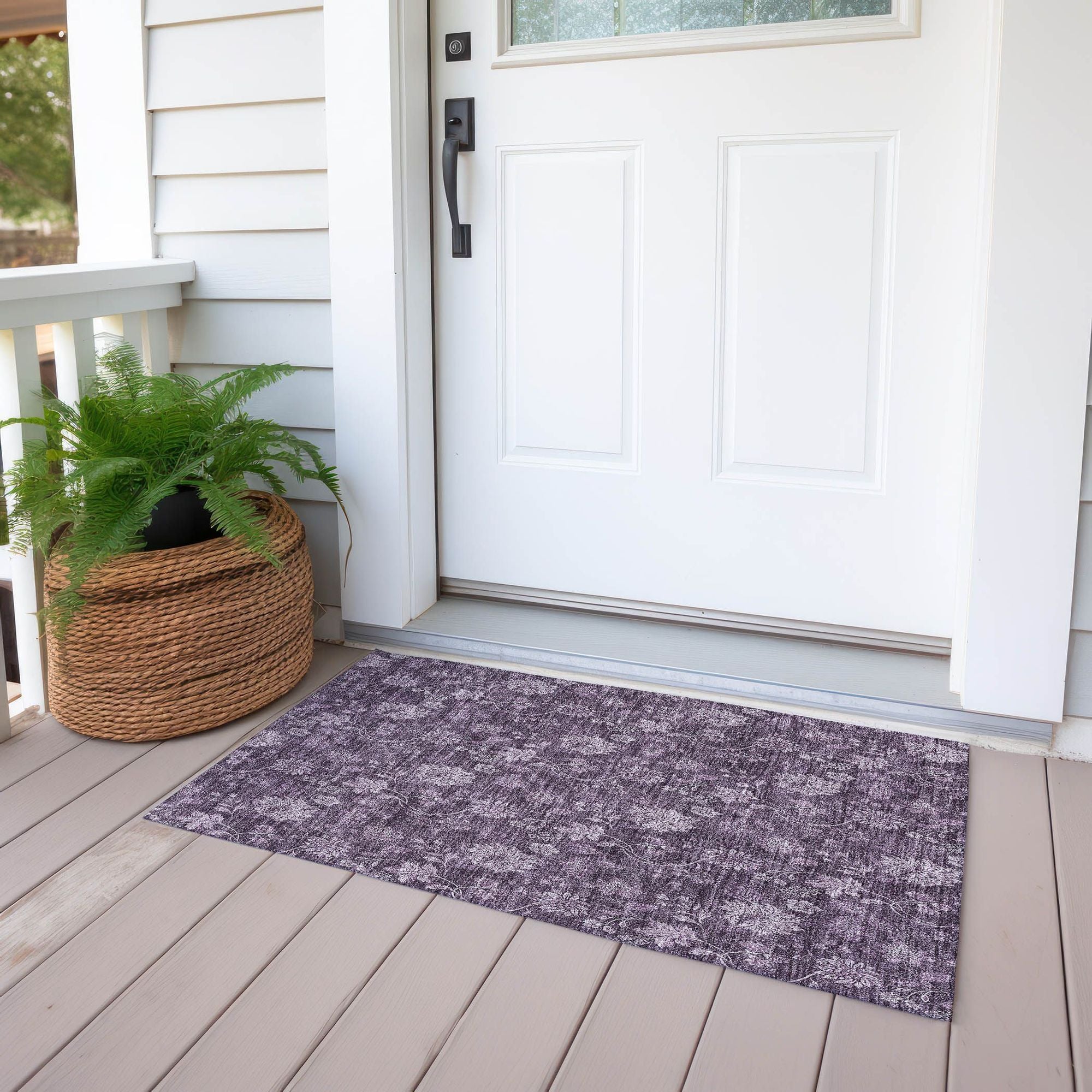 Machine Made ACN680 Plum Purple Rugs #color_plum purple