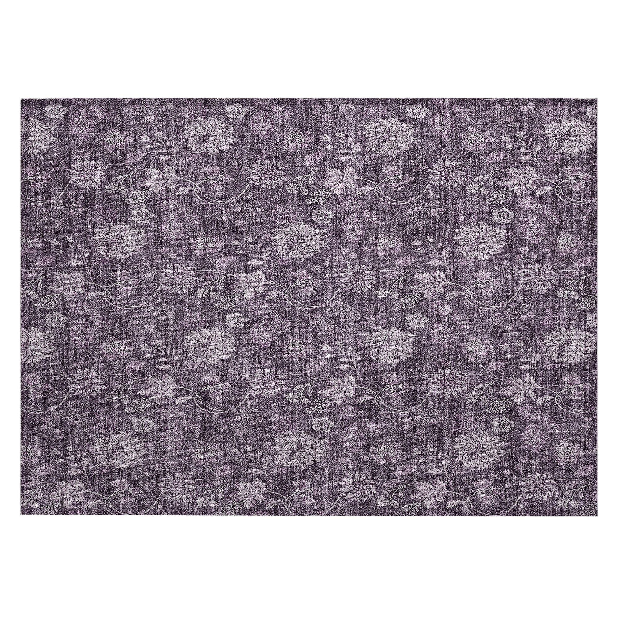 Machine Made ACN680 Plum Purple Rugs #color_plum purple