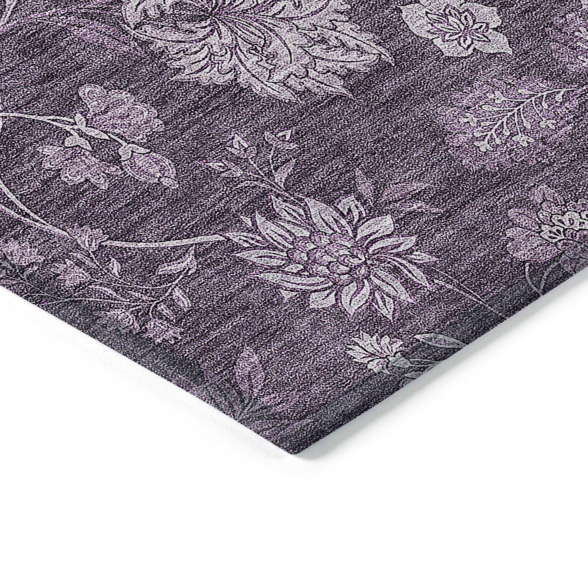 Machine Made ACN680 Plum Purple Rugs #color_plum purple